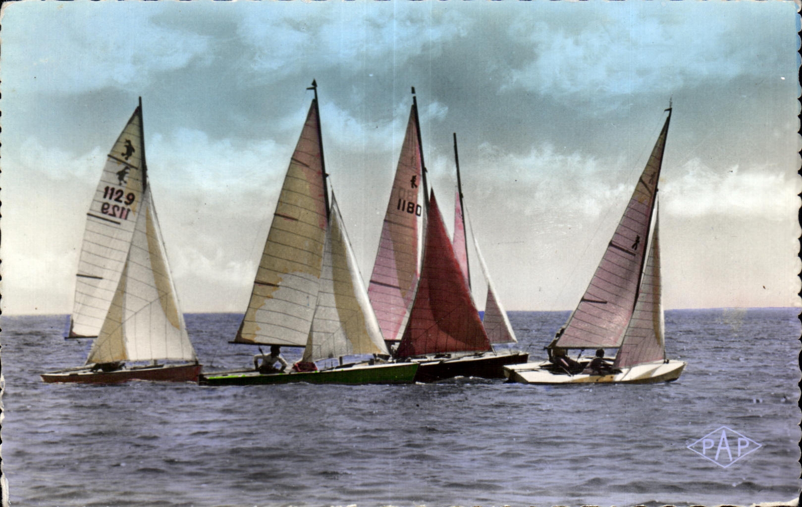 CPSM Boats Races of regattas Ducklings