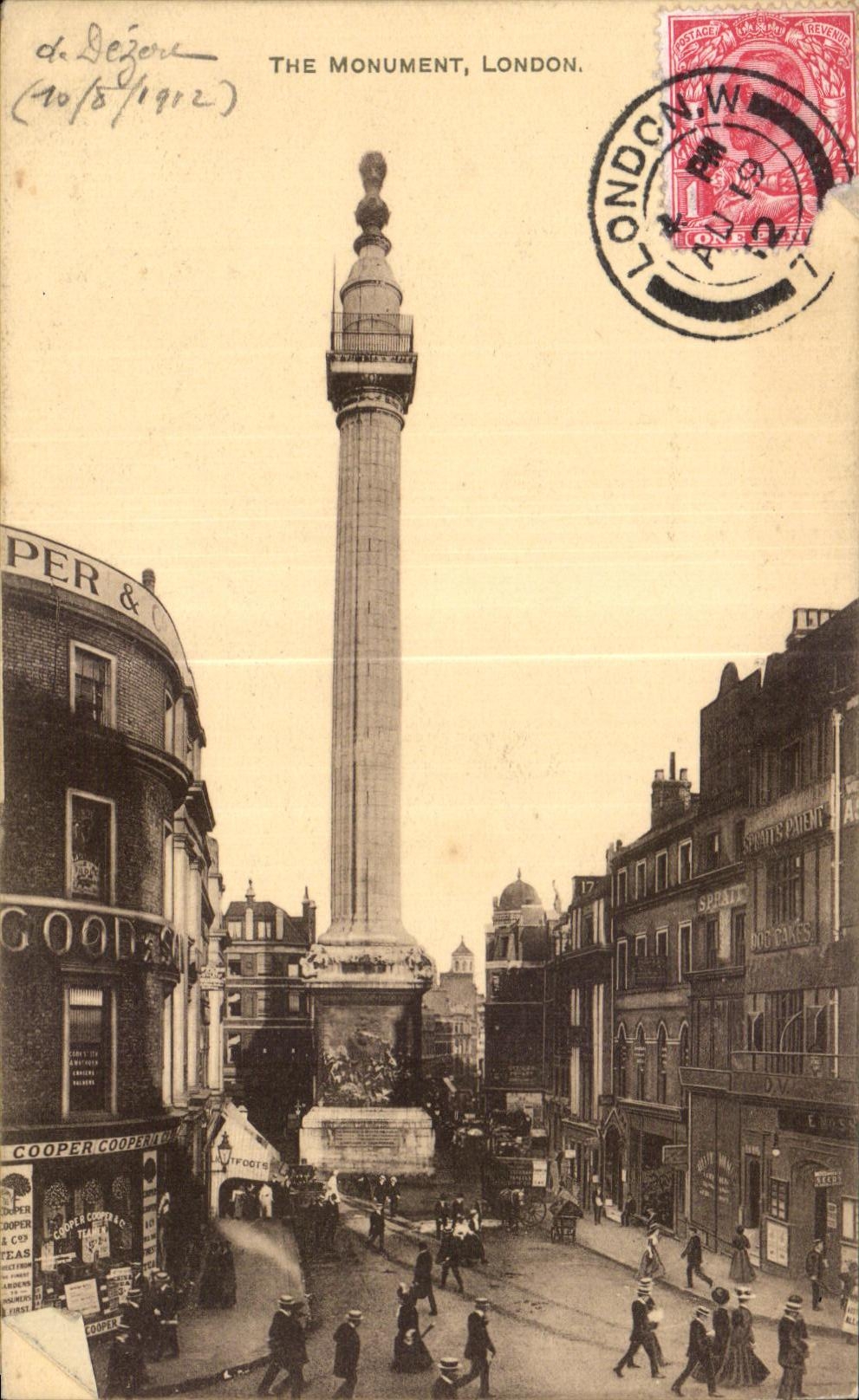 CPA The Monument London