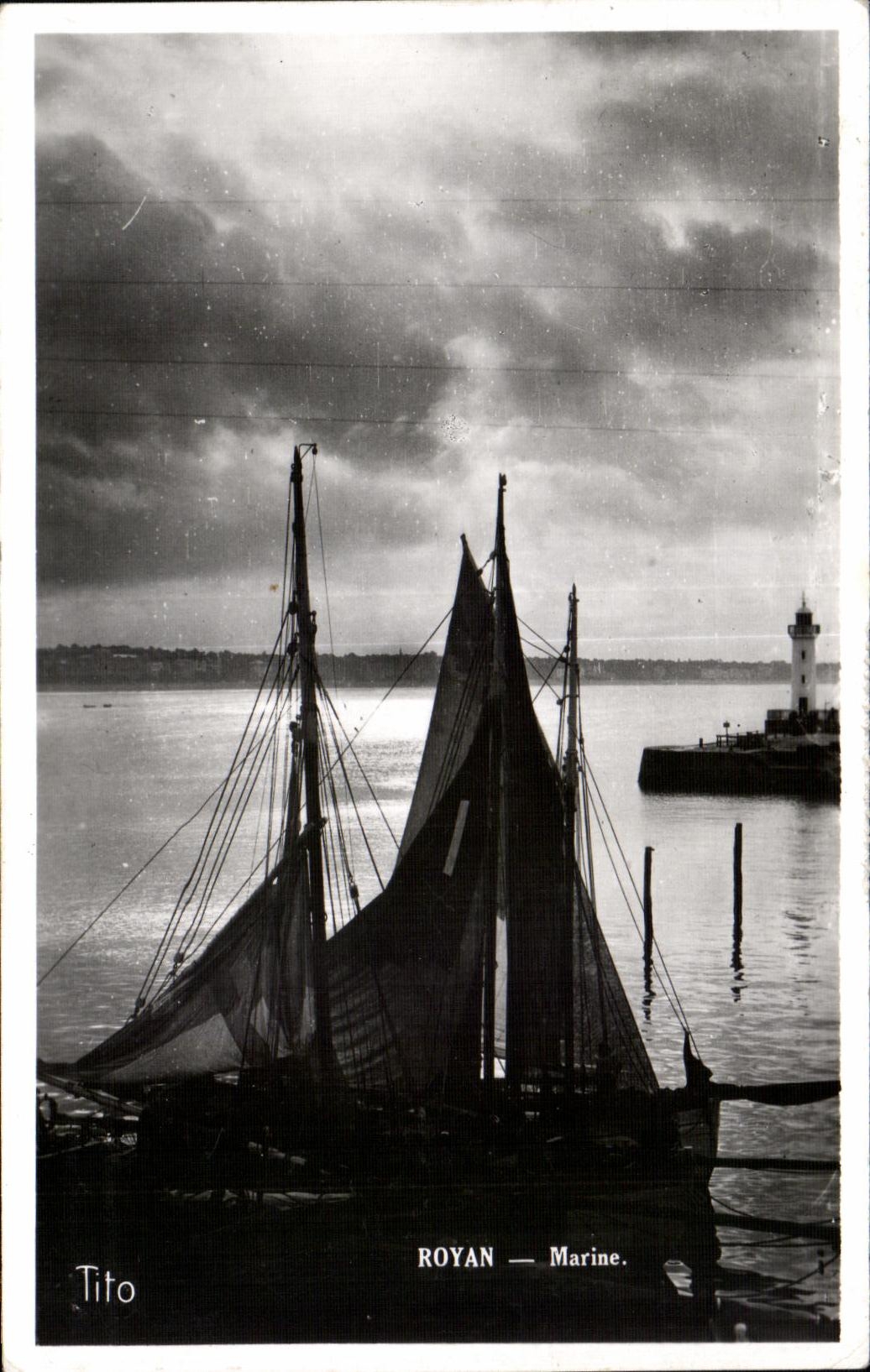 CPA Royan Marine Boat Fishes