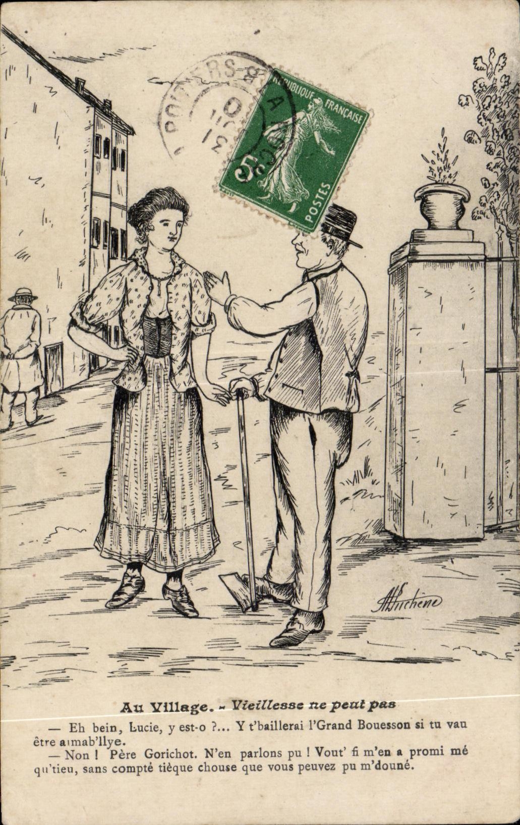 CPA At the Village Old age Cannot Humor Lestin Illustrator