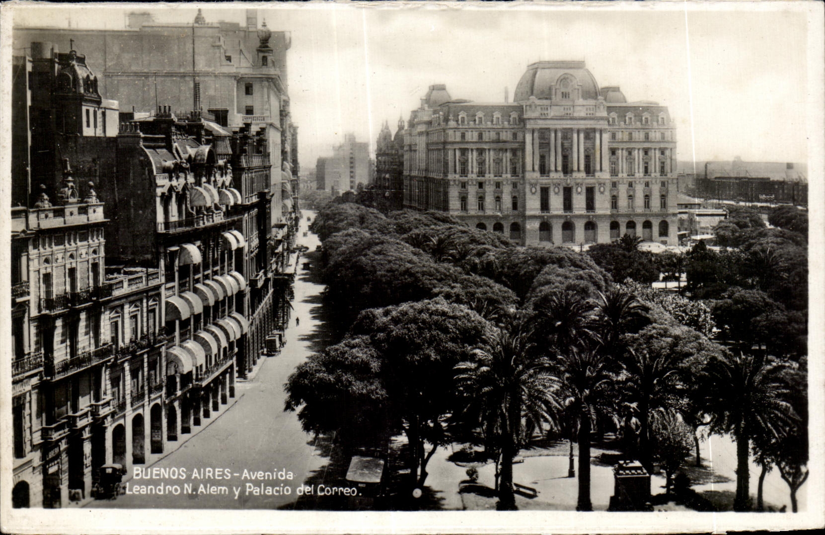 CPA Buenos Aires Avenida Leandro Alem Palacio del Correo Argentina Argentina