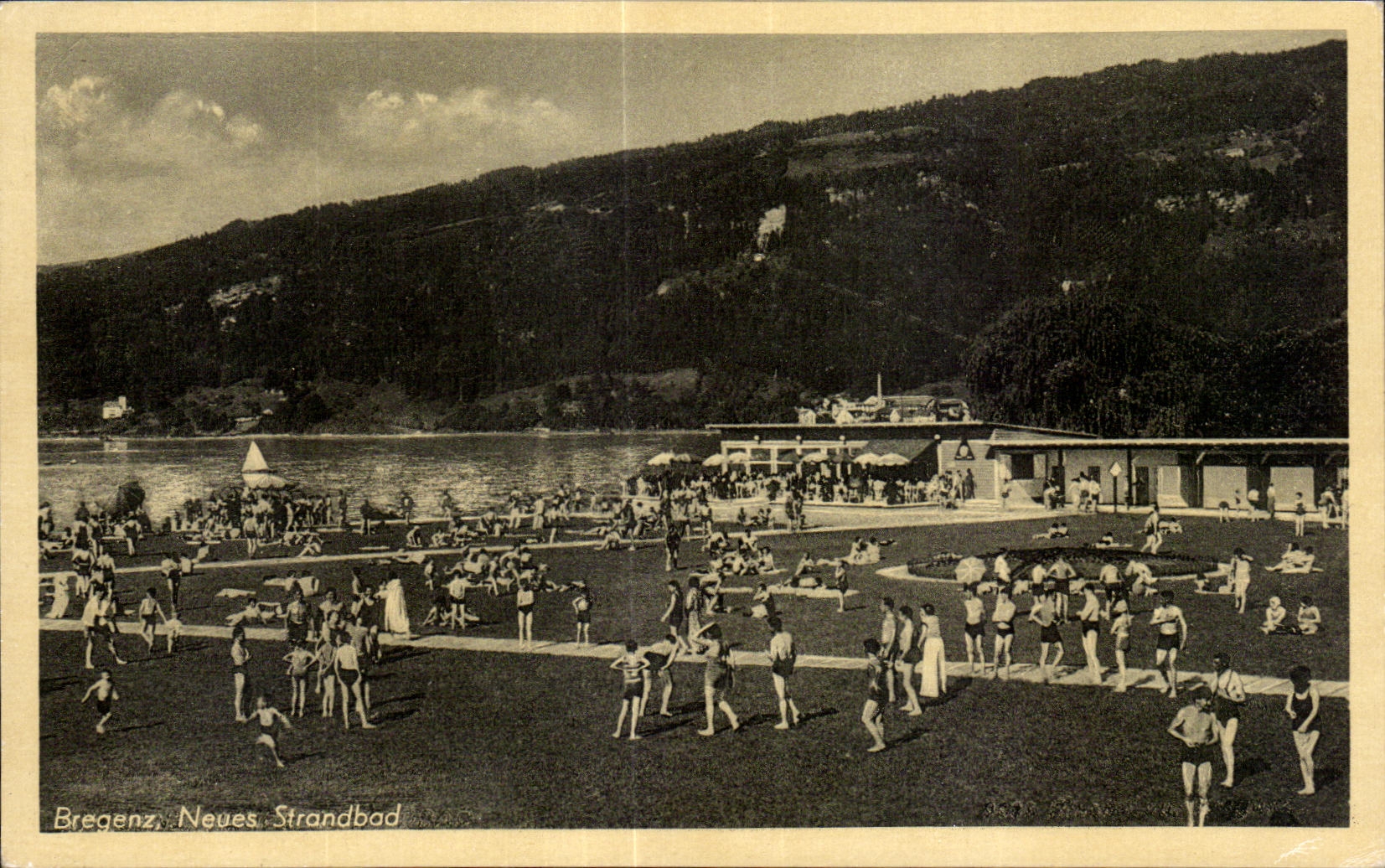 CPA Bregenz Neues Strandbad