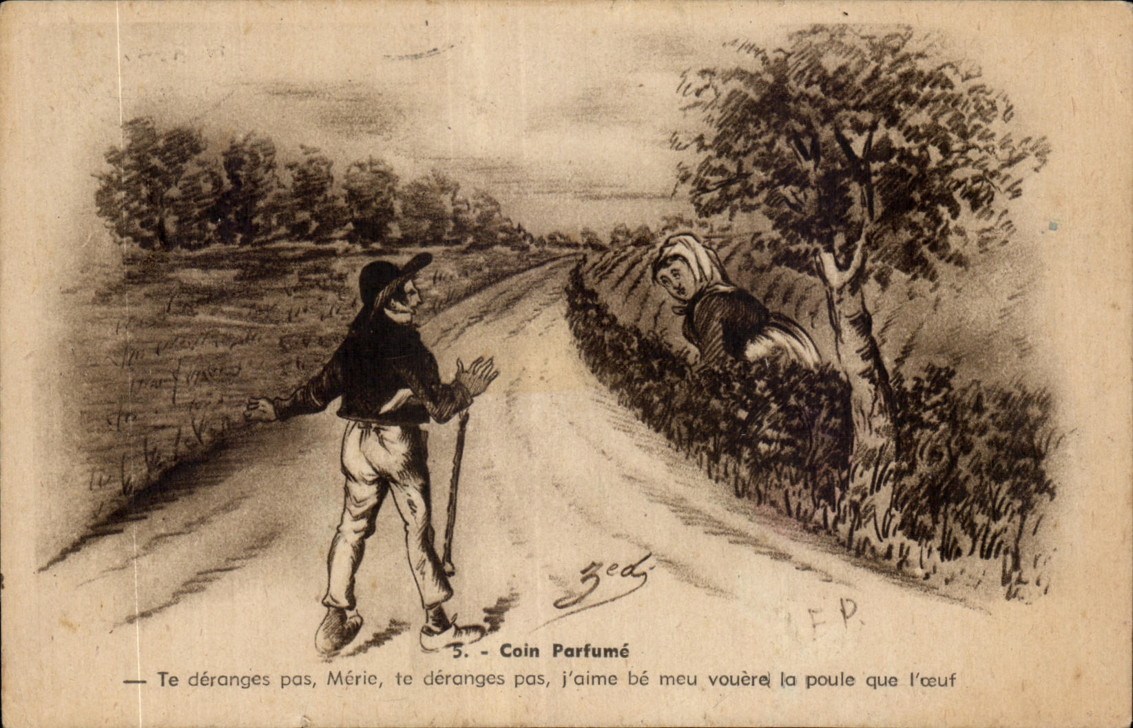 CPA Coin Parfume Illustrateur