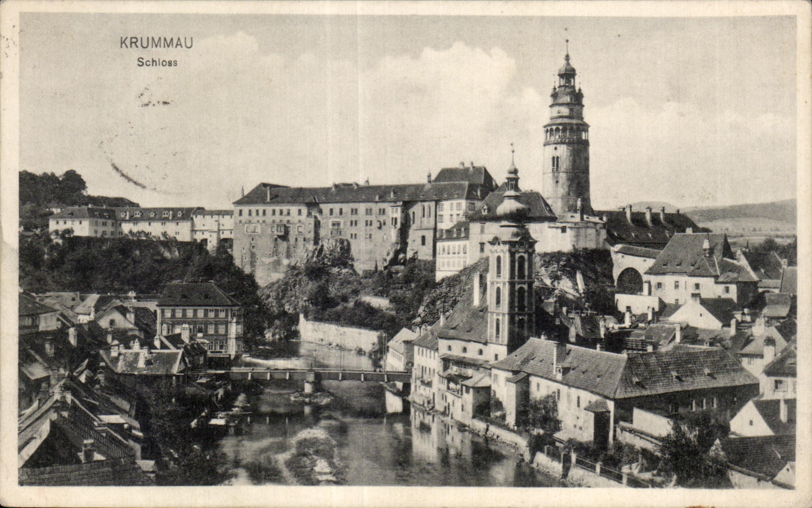 CPA Krummau Schloss