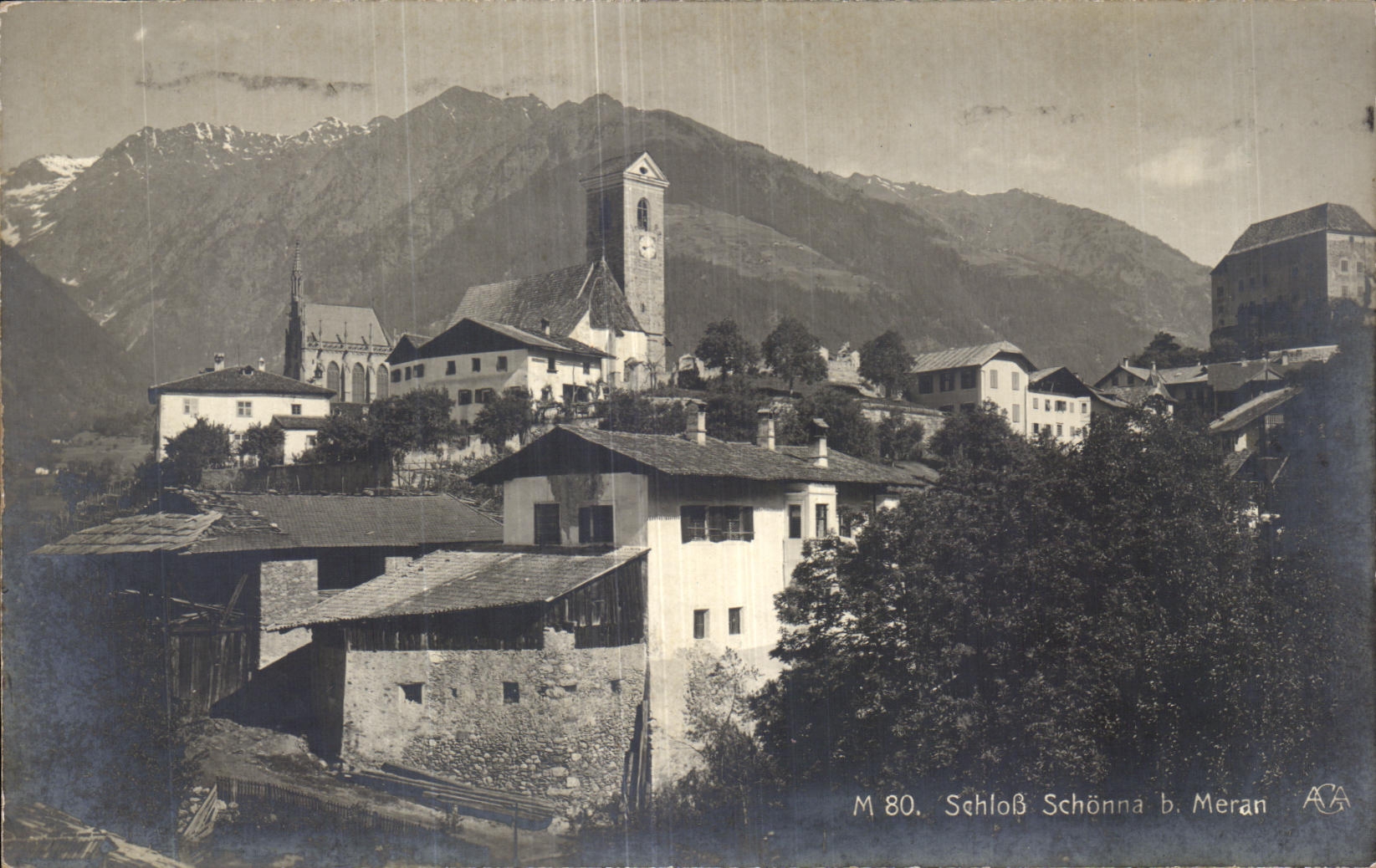 CPA Schloss Schonna EIB Meran
