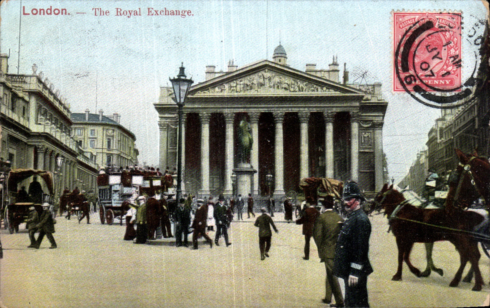 CPA London The Royal Exchange Policeman