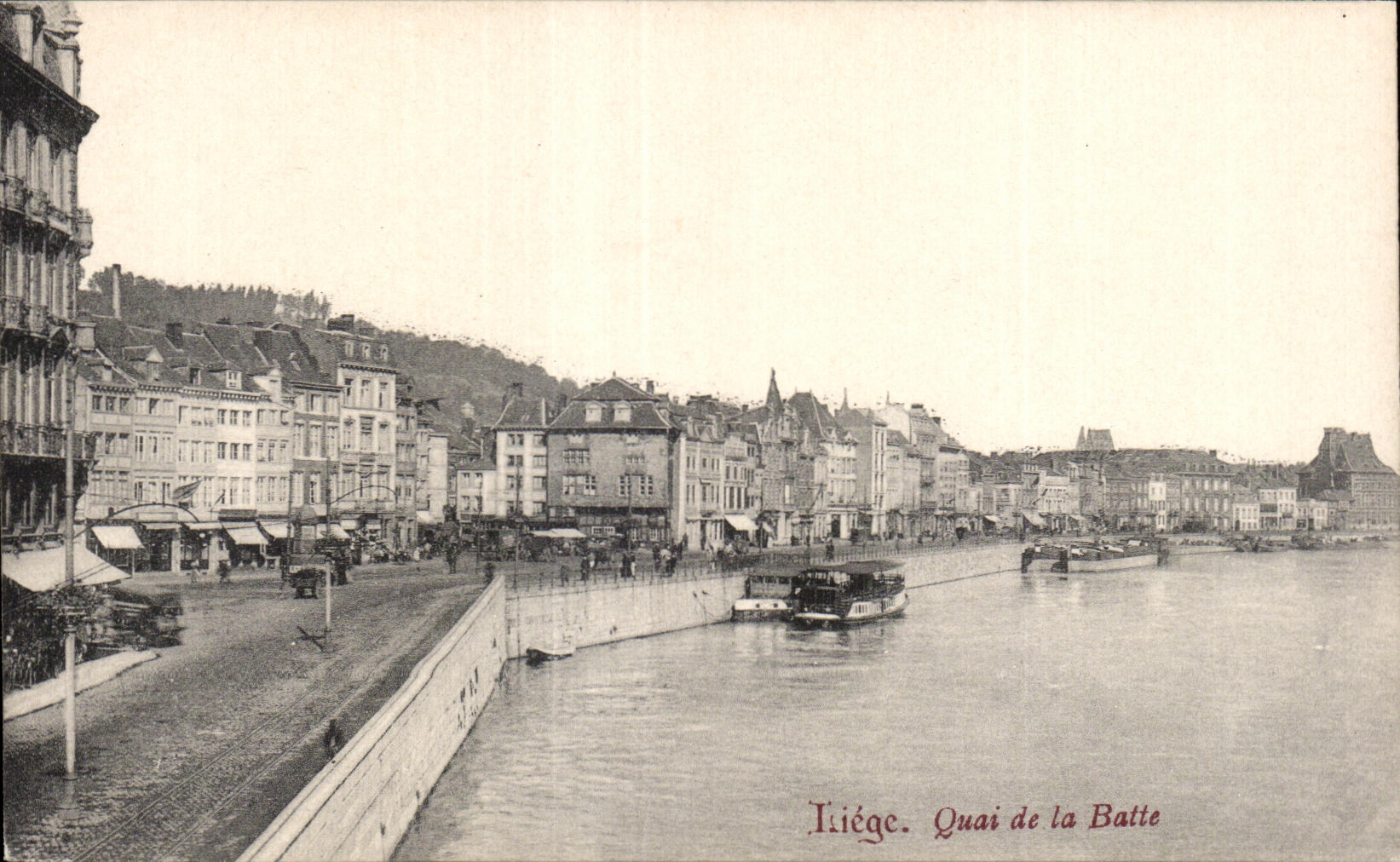 CPA Liege Quay of the Beater