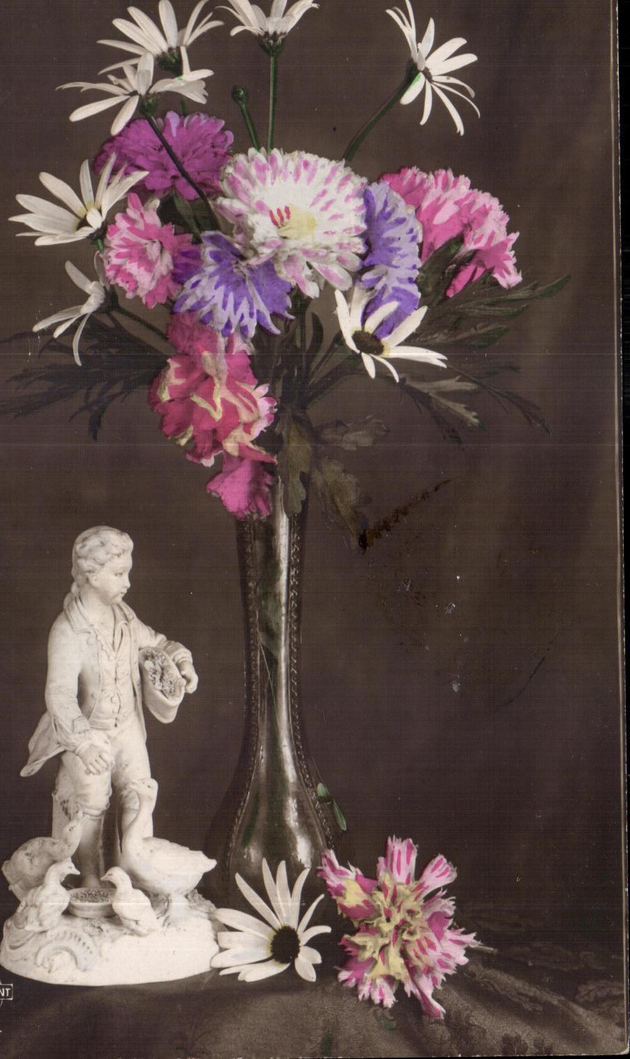 Flores de Santon de la fantasia de CPA