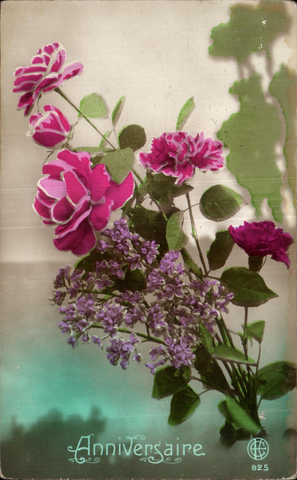 CPA Fantasy Flowers Birthday