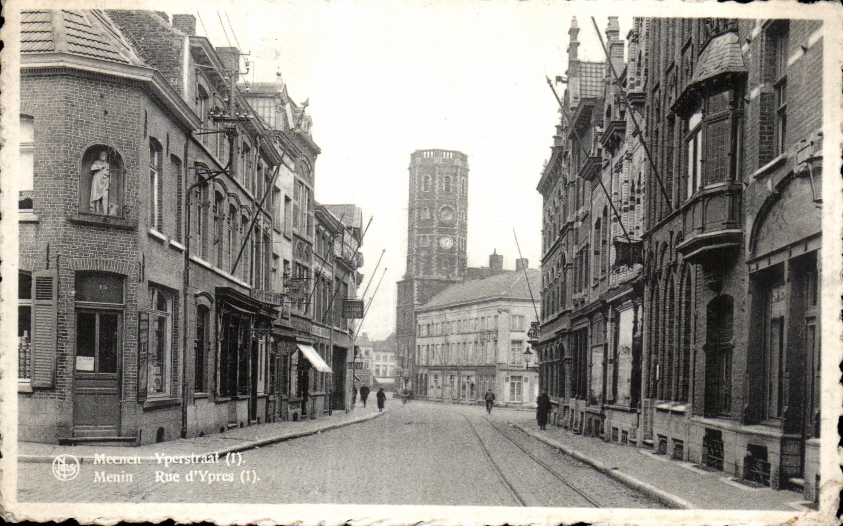CPA Meench Menin Street Ypres