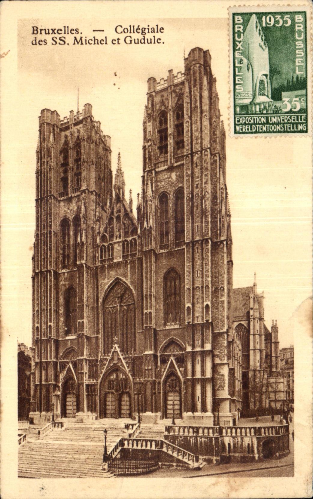 CPA Bruselas colegial de Miguel y de la Gudulia