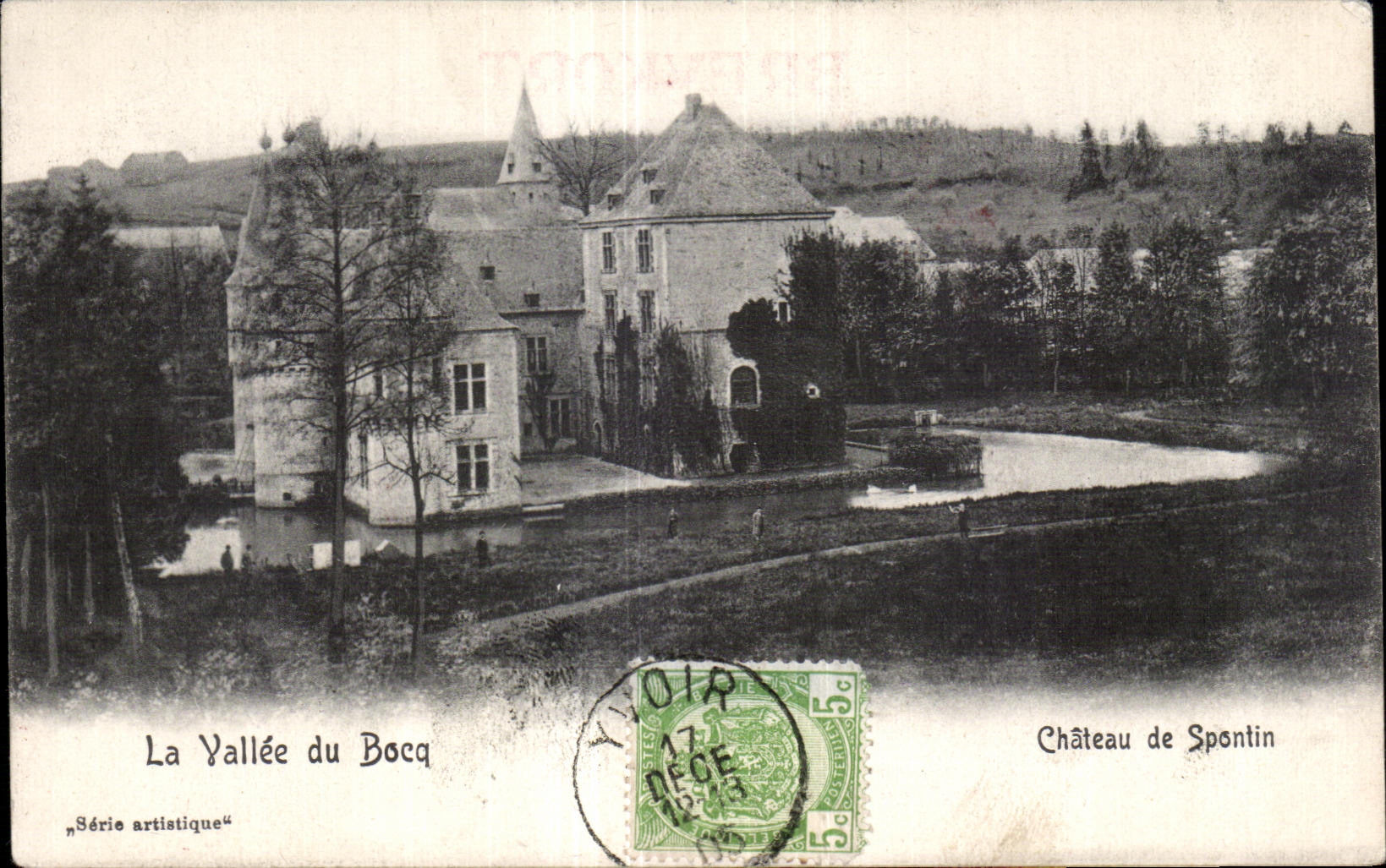 CPA the Valley Of Bocq Castle of Spontin