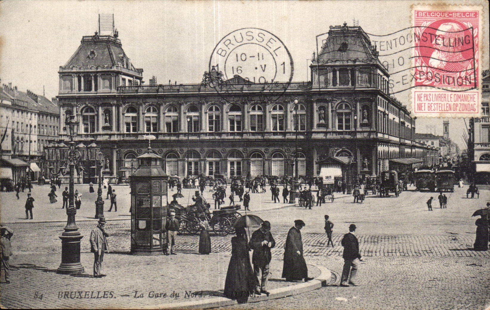 CPA Brussels Train station of North