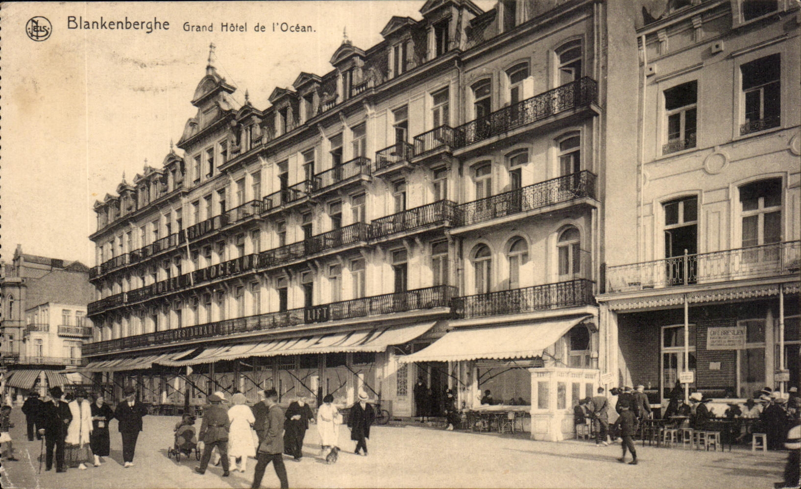 CPA Blankenberghe Large hotel of ocean