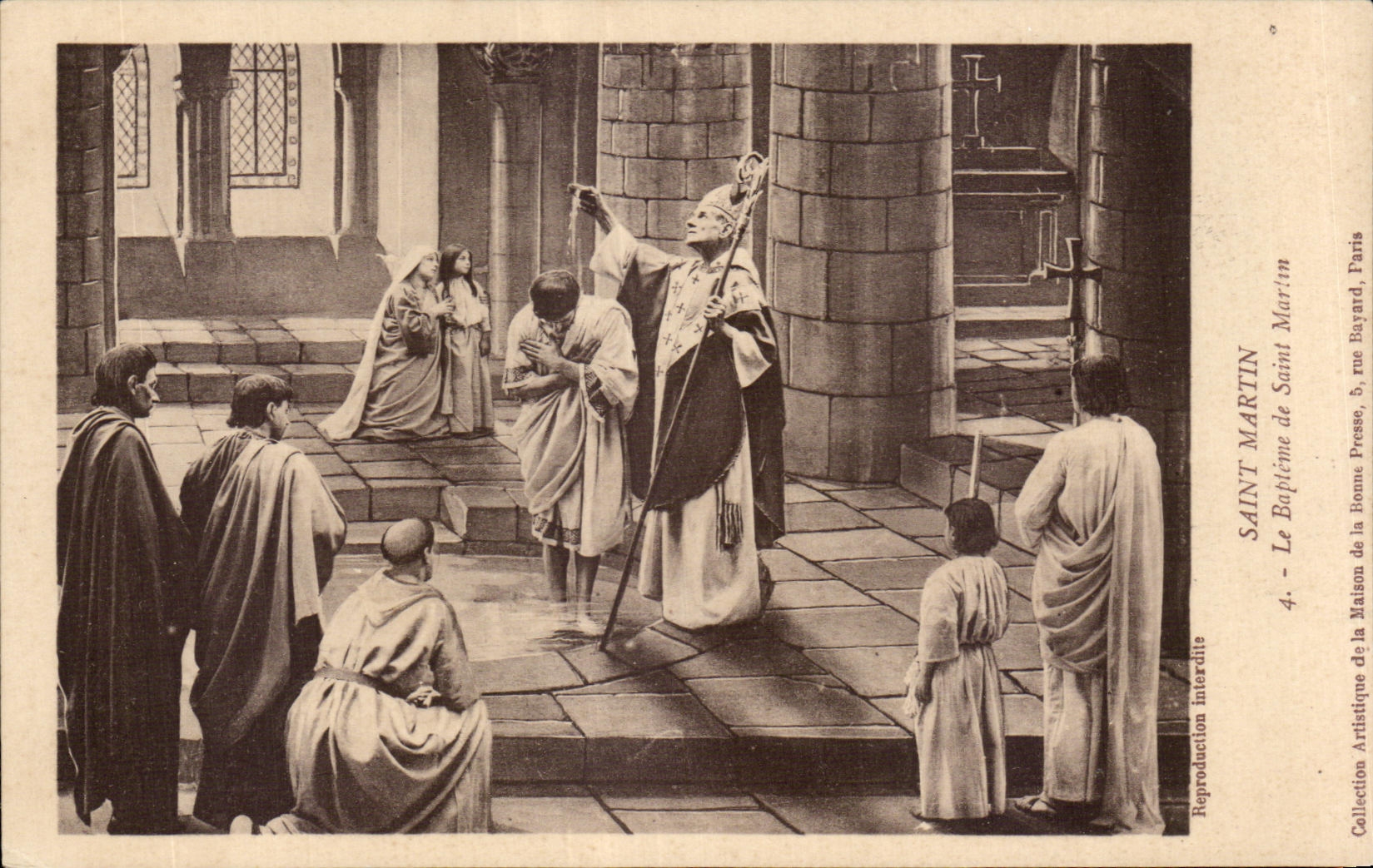 CPA Saint Martin Baptcme de Saint Martin