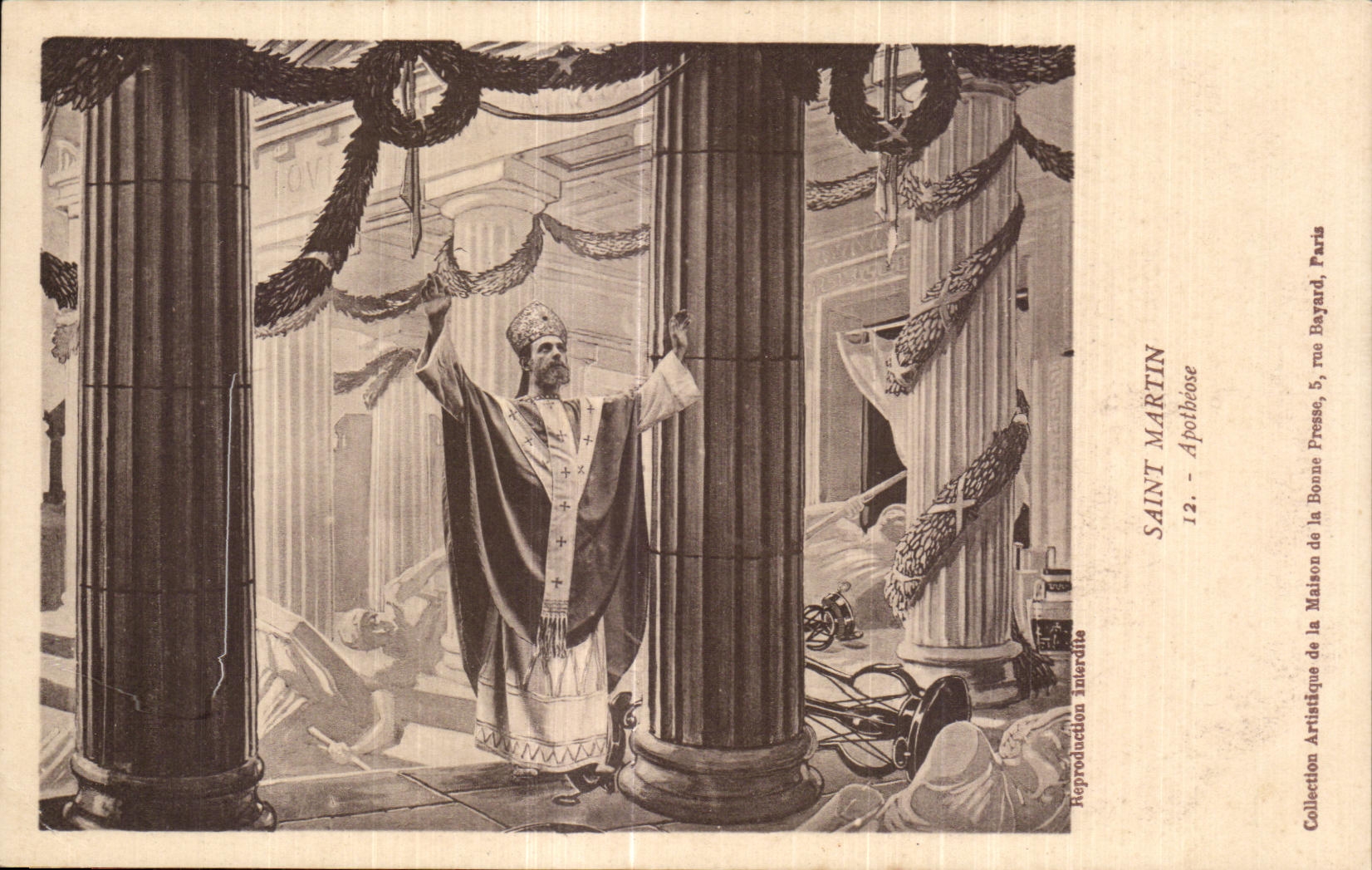 CPA Saint Martin Apotheose 