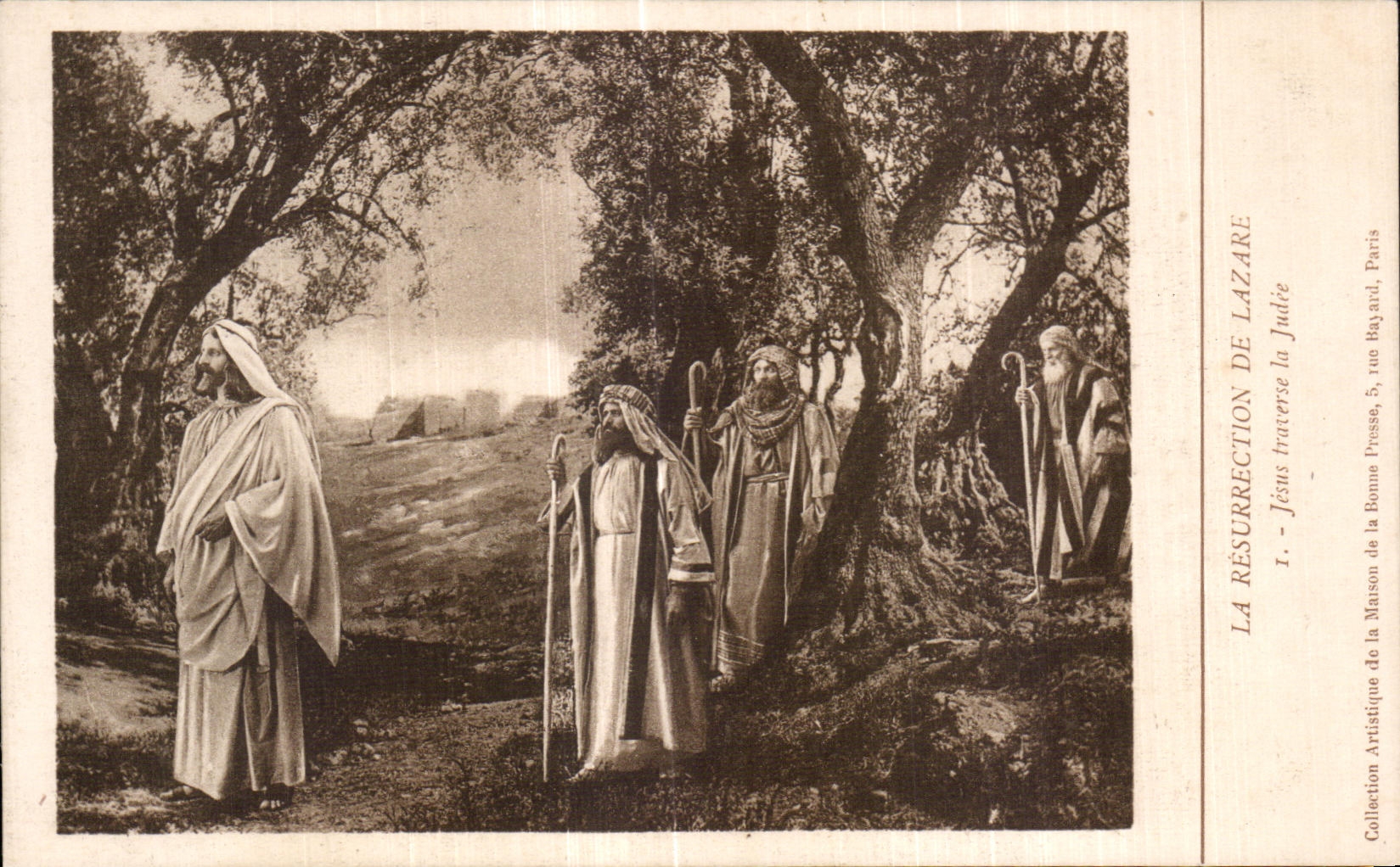 CPA La Resurrection De Lazare Jeus travesse la judie 