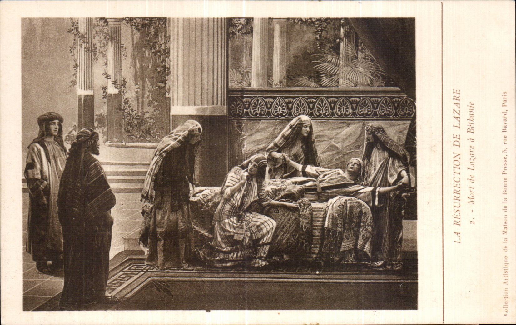 CPA La Resurrection De Lazare Mart de Lazare a Betlxtnie 