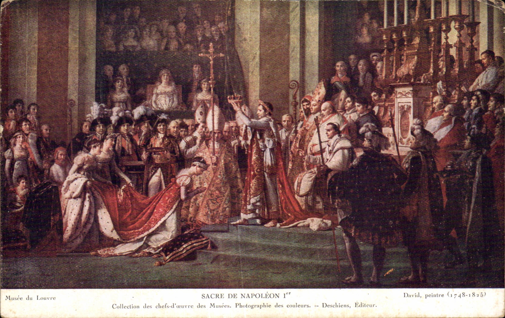 CPA Sacre De Napoleon I Musee du Louvre Paris 