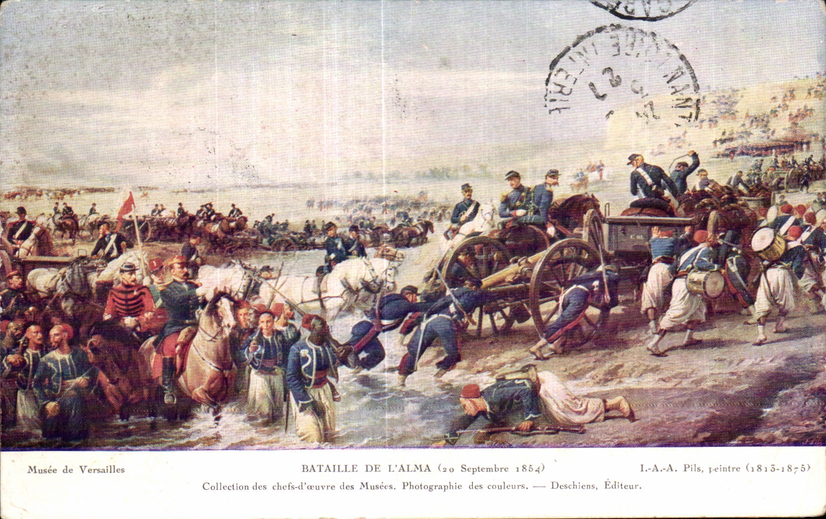 CPA Battles Of alma Napoleon September 20th 1854