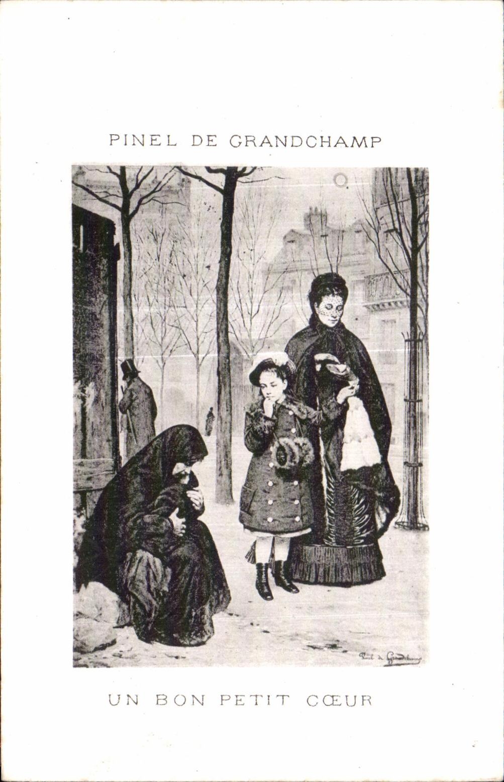 CPA Pinel De Grandchamp Un Bon Petit Coeur