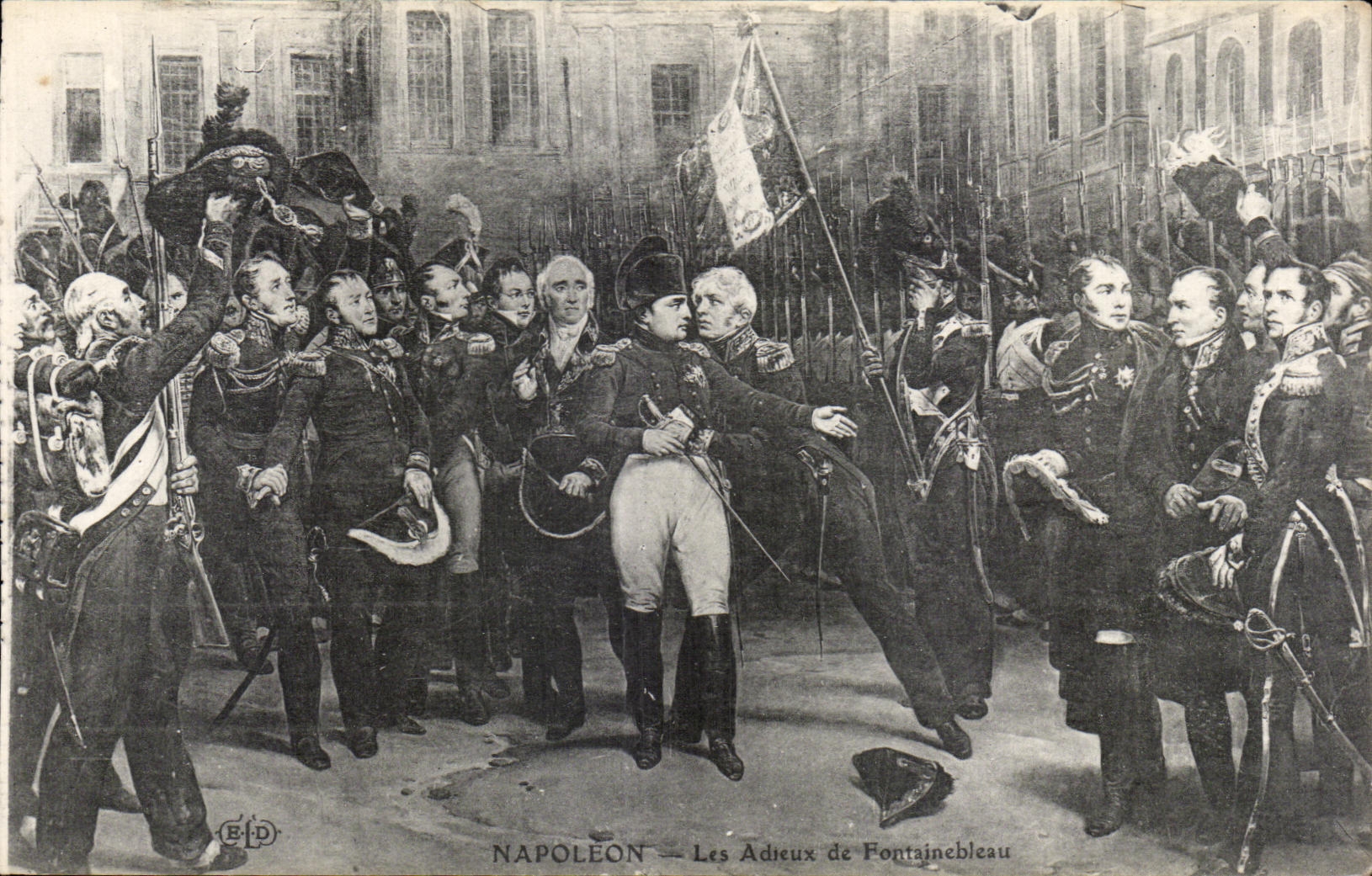 CPA Napoleon Good-byes of Fontainebleau