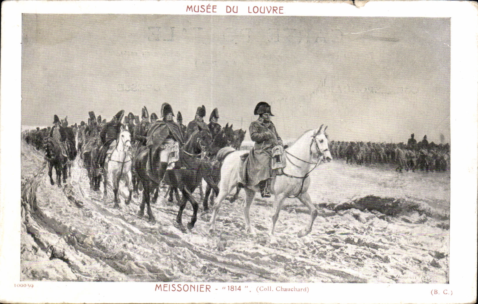 CPA Museum of Louvre Meissonier Napoleon Militaria 1814 Russia Russia