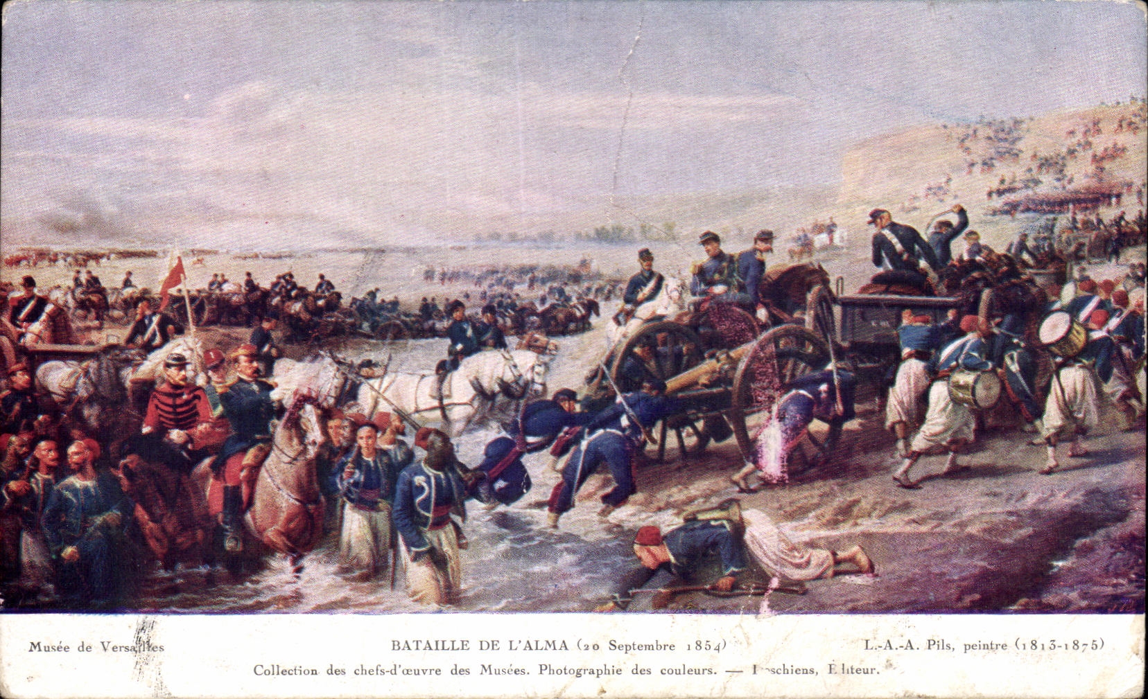 CPA Battles of Alma 1854 Militaria