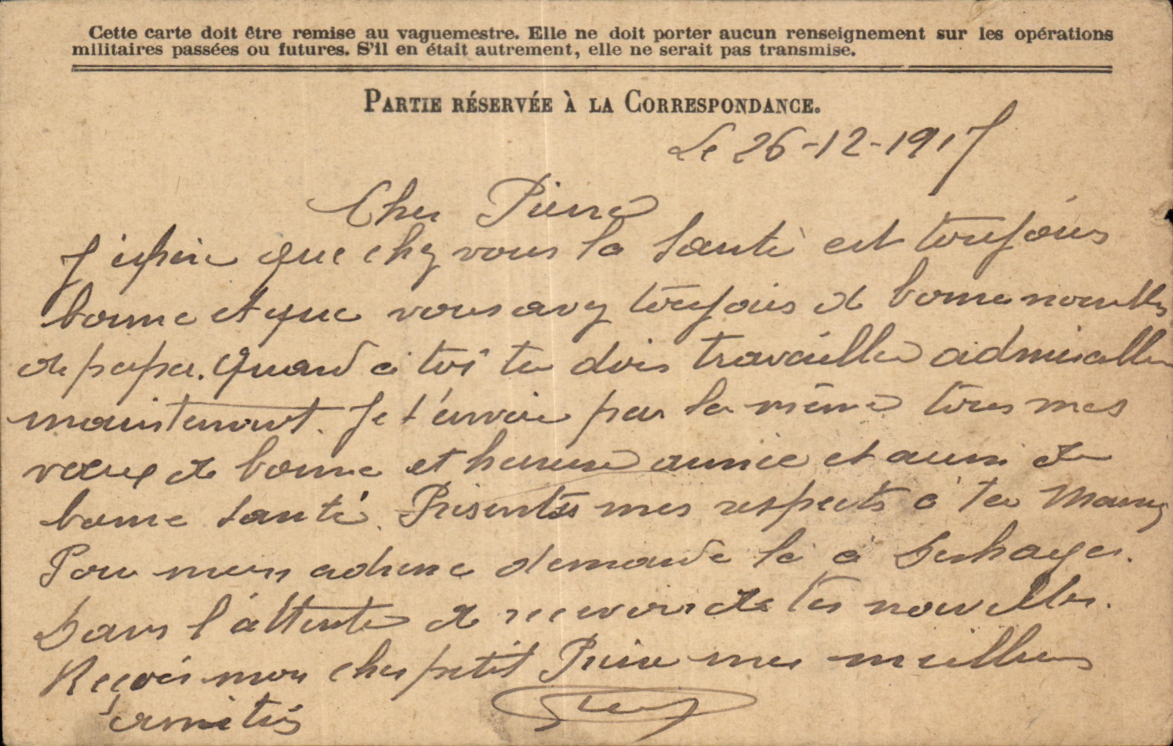 Military chart of Frankness Pierre Louis Orleans