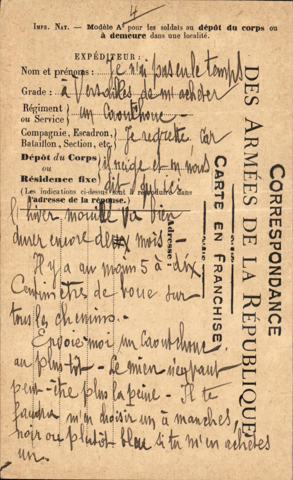 Military chart of Frankness