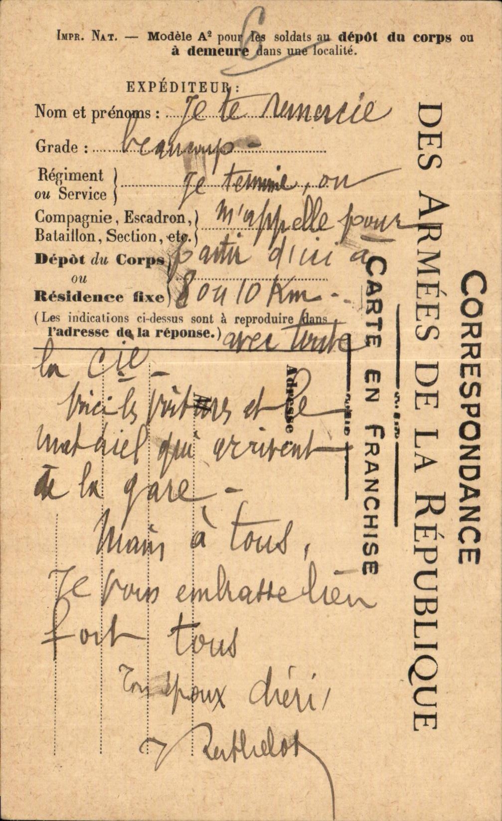 Military chart of Frankness