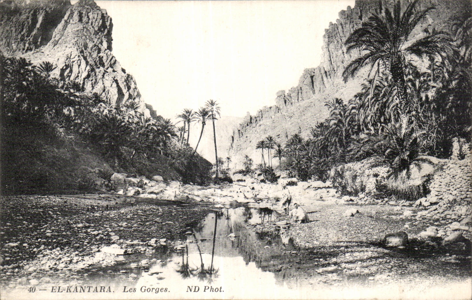 CPA El Kantara Les Gorges 