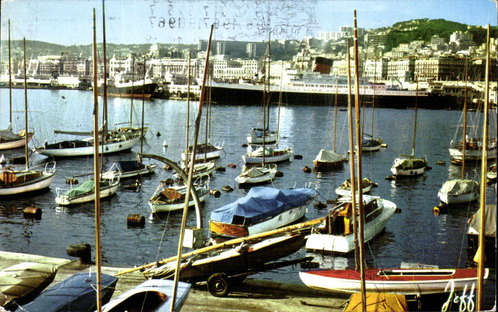 CPA Argel el puerto y la vision