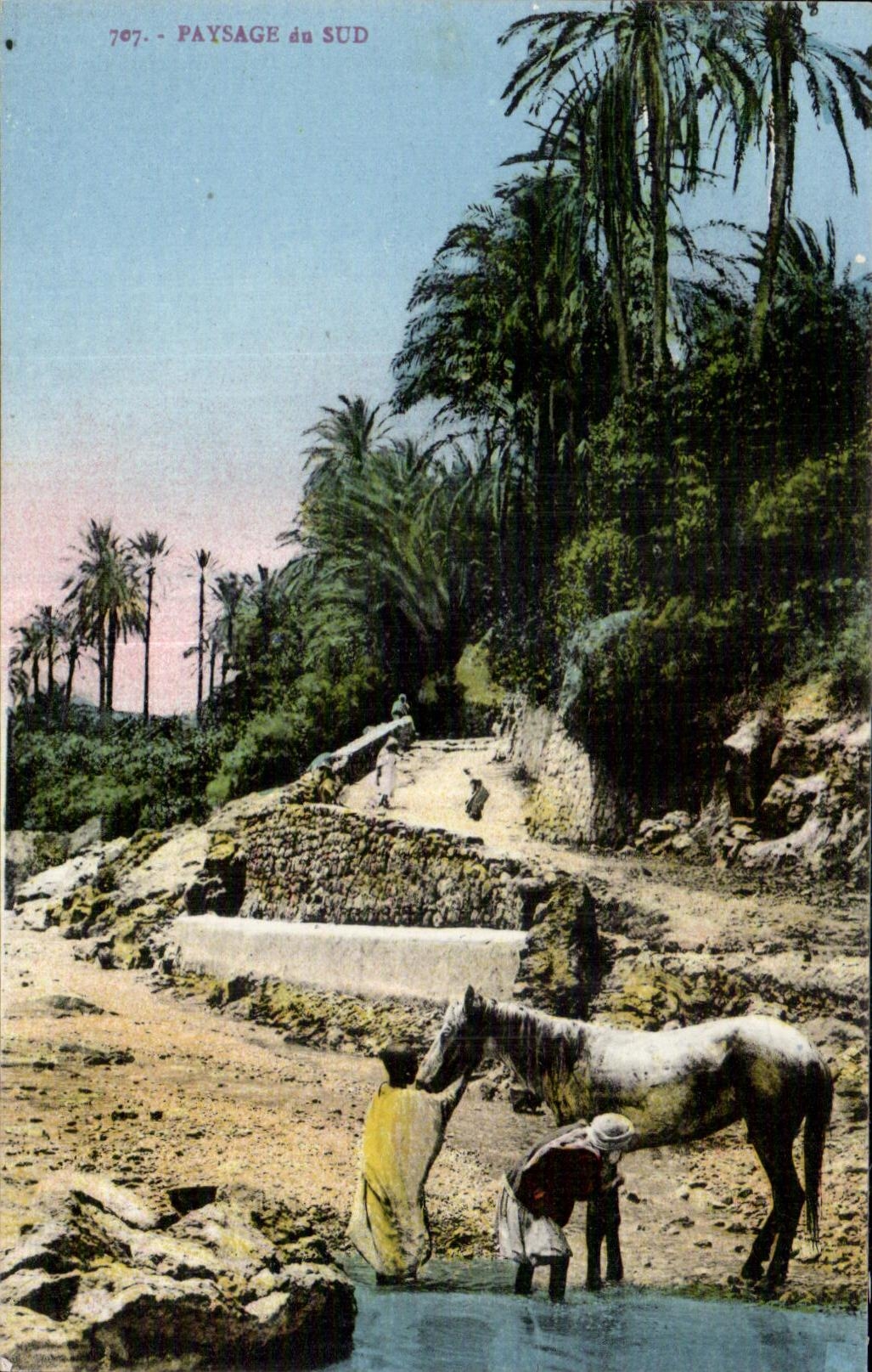 Paisaje de CPA Argelia del CUS