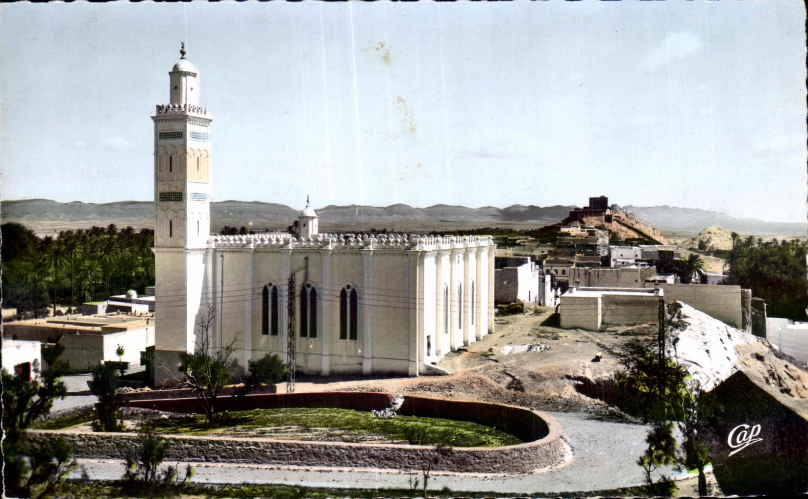 CPA Laghouat visto en la mezquita tomada de hospital militar de I