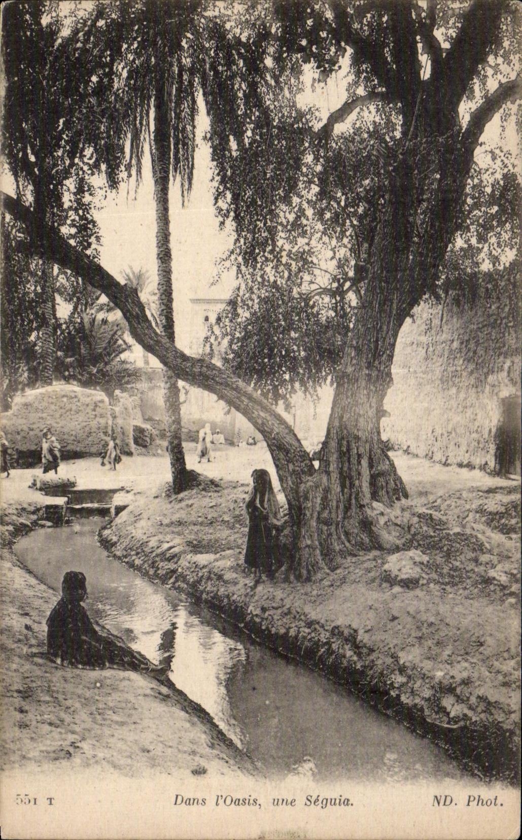 Oasis I de CPA Argelia adentro un canal de irrigacion