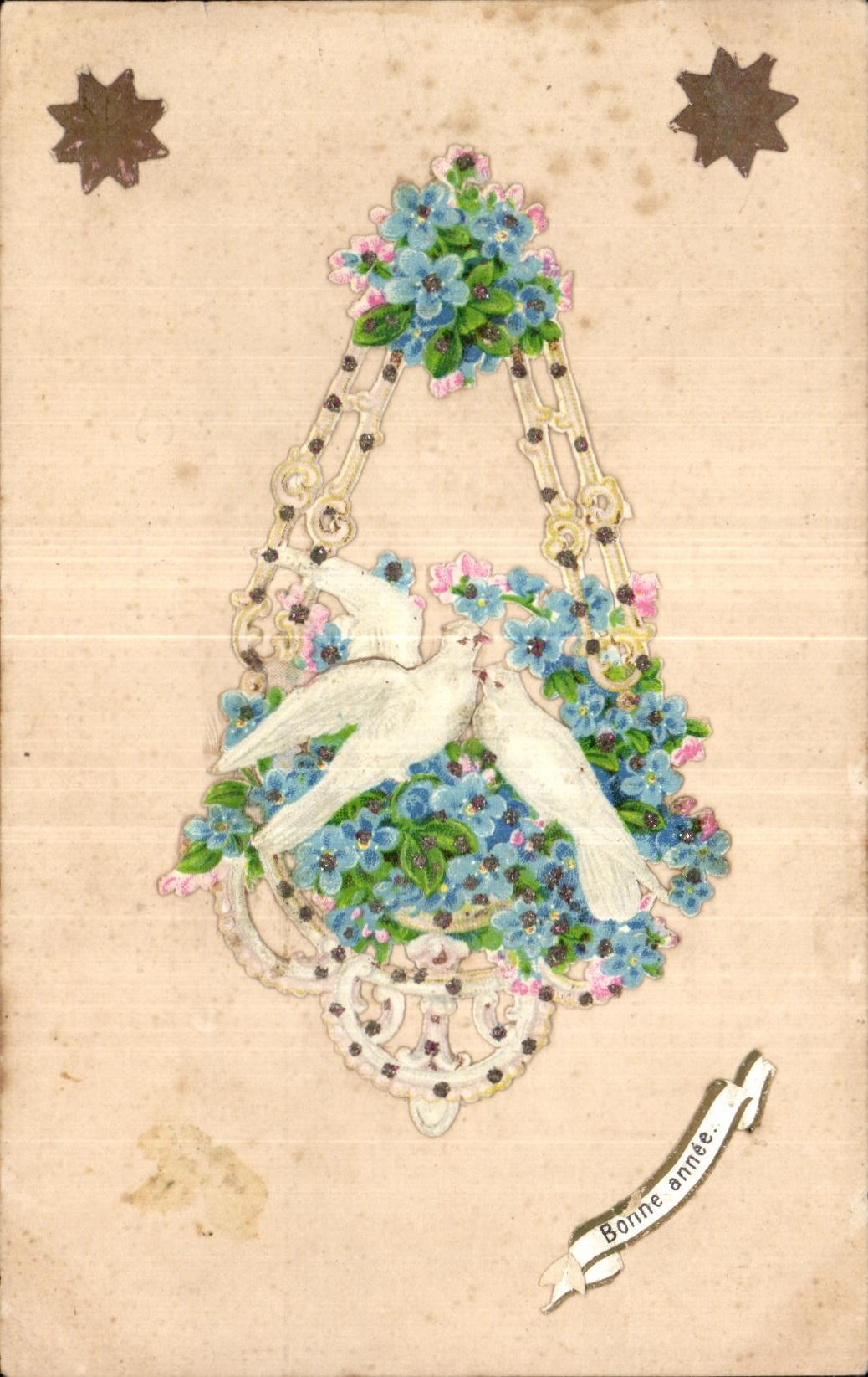 La fantasia de CPA florece palomas