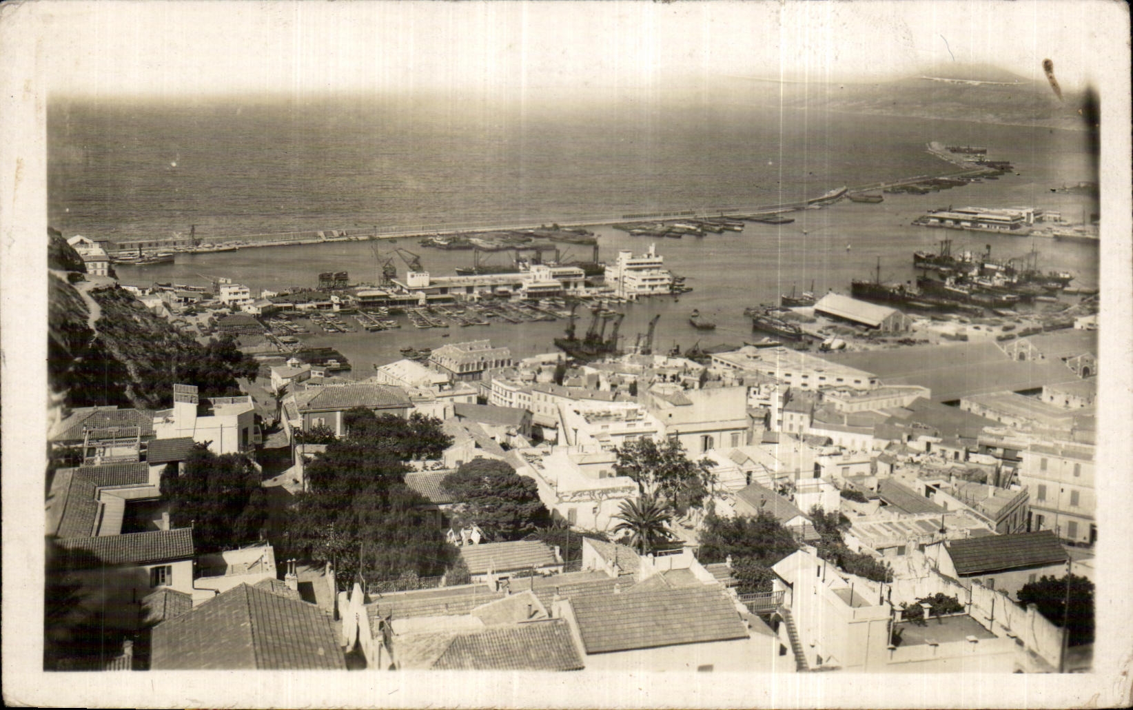 CPA Oran Algeria Seen on the Port