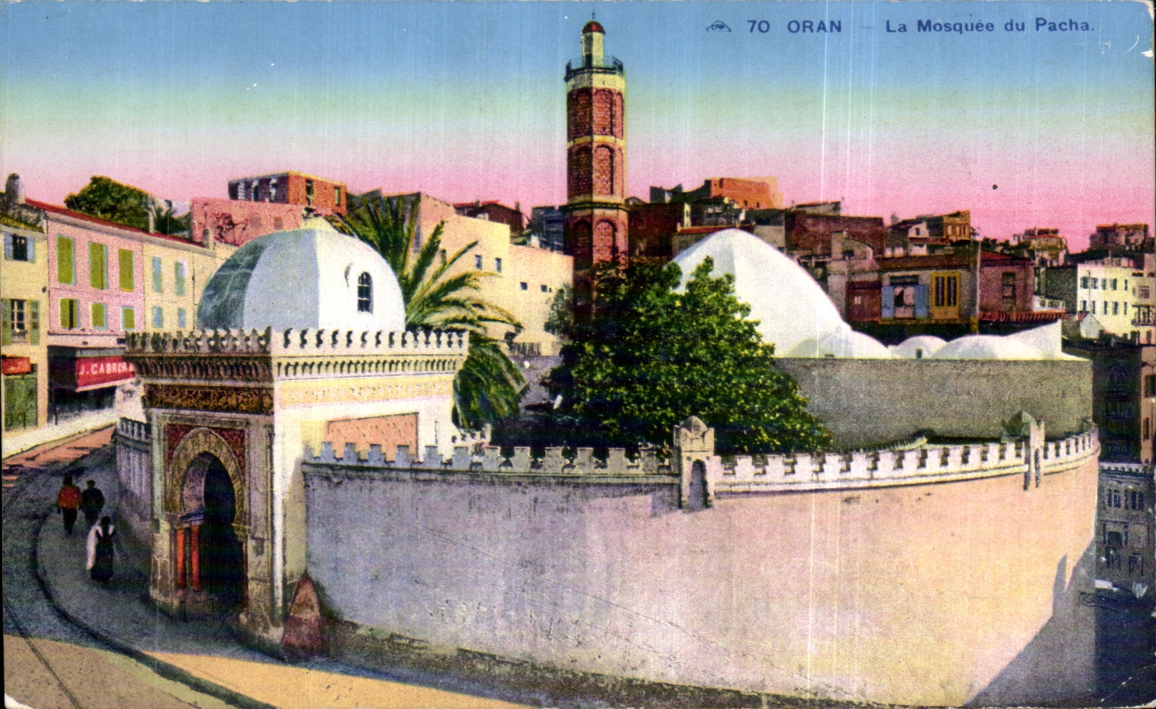 CPA Oran Algeria the mosque of the Pasha