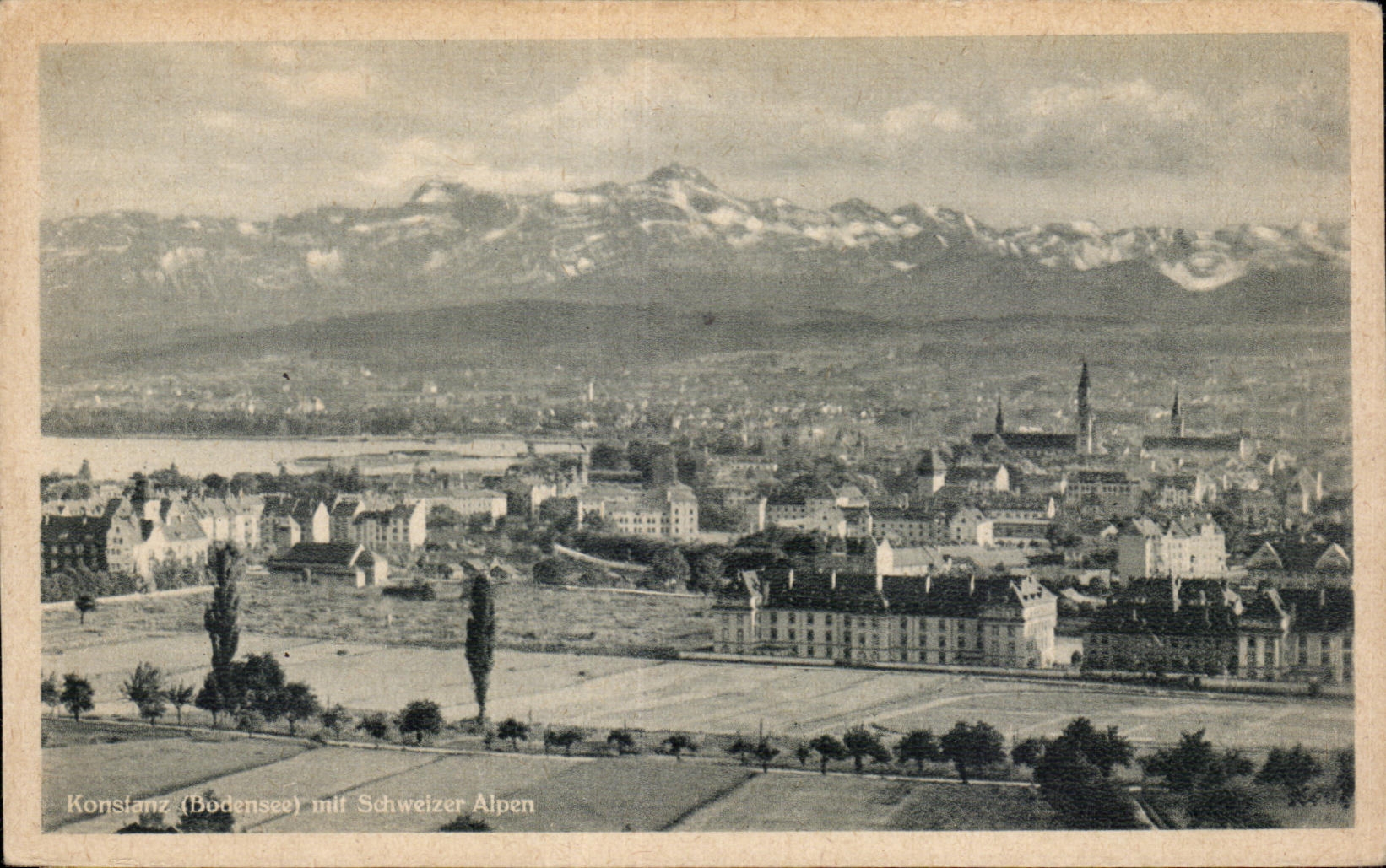 CPA Constanza Bodensee puso Schweizer Alpen