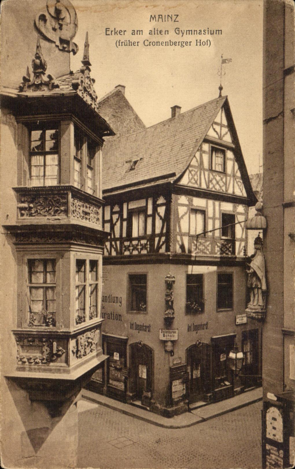 El amndt de CPA Maguncia Erker alten el gimnasio Fraher Cronenberger Hof