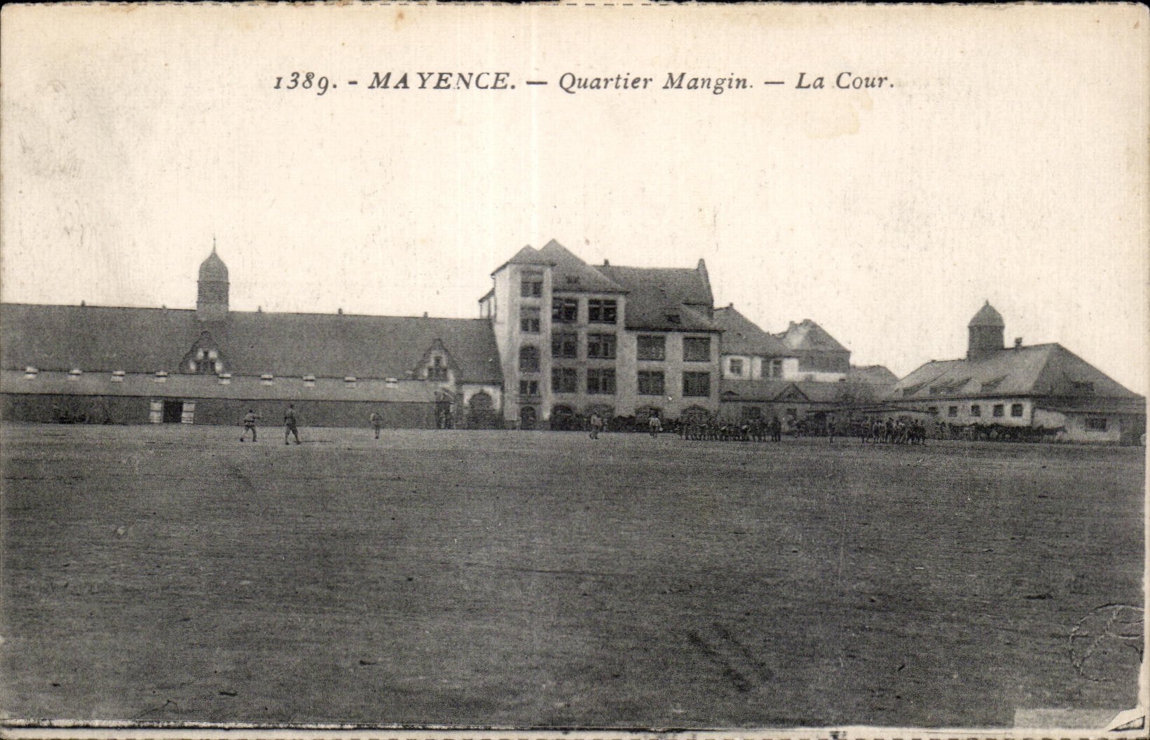 CPA Mayence Quatier Mangin La Cour 