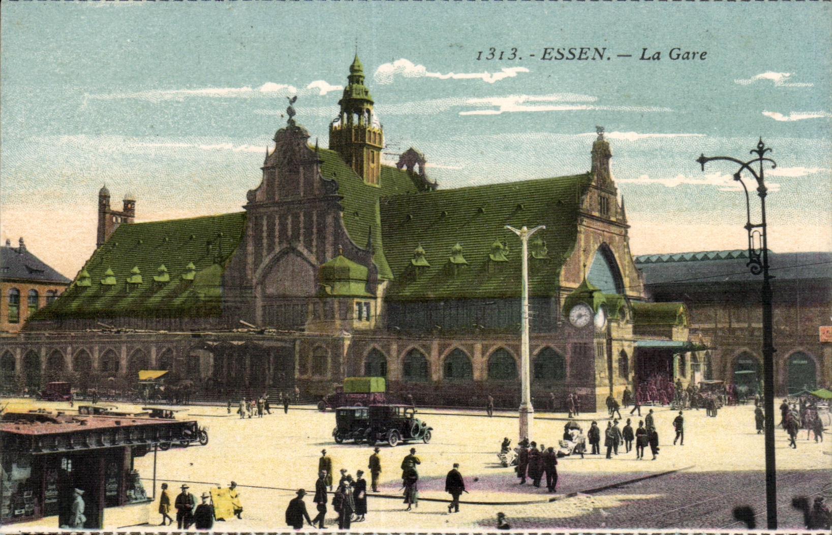 CPA Essen La Gare