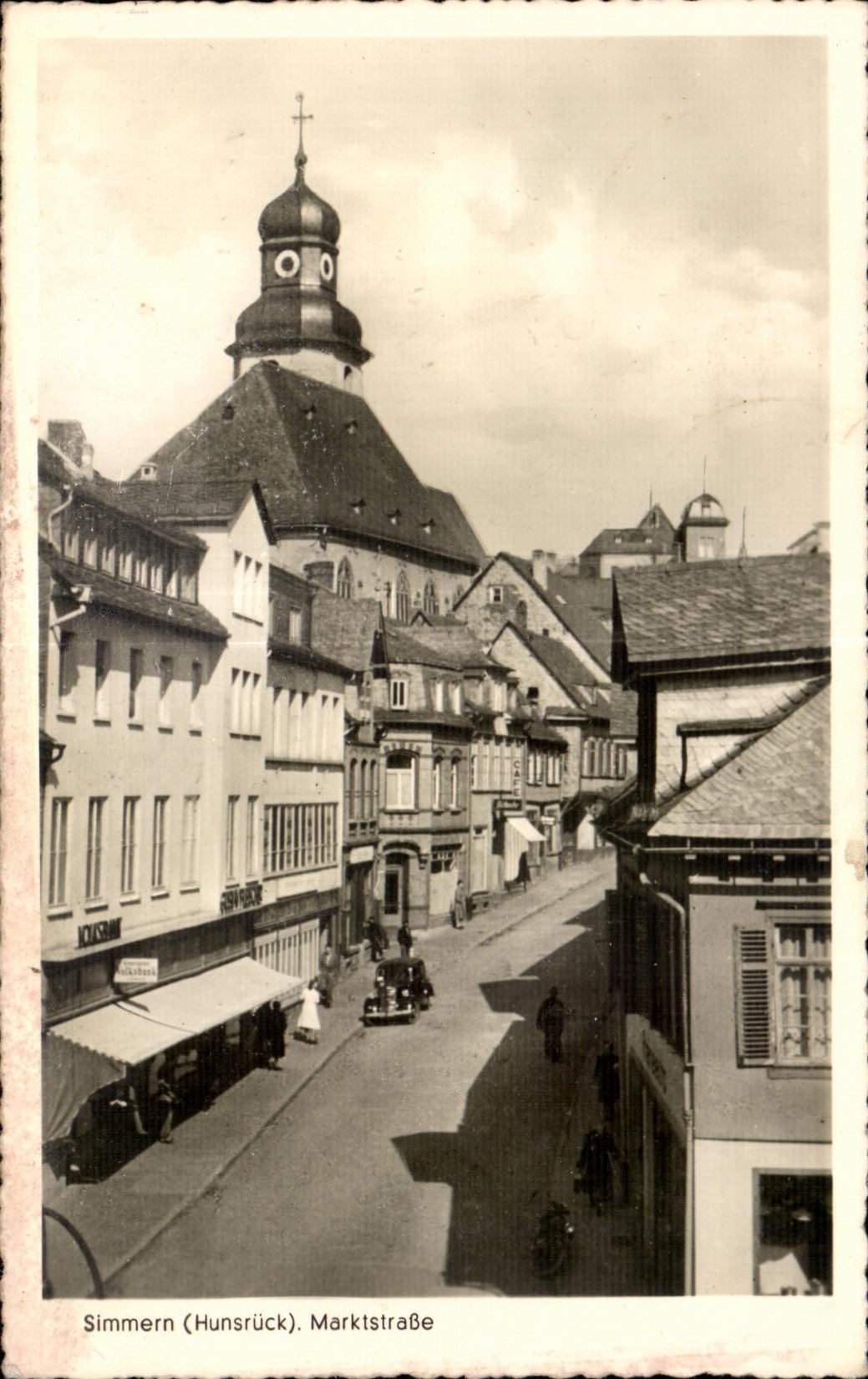 CPA Simmern (Hunsruck) Marktstrabe