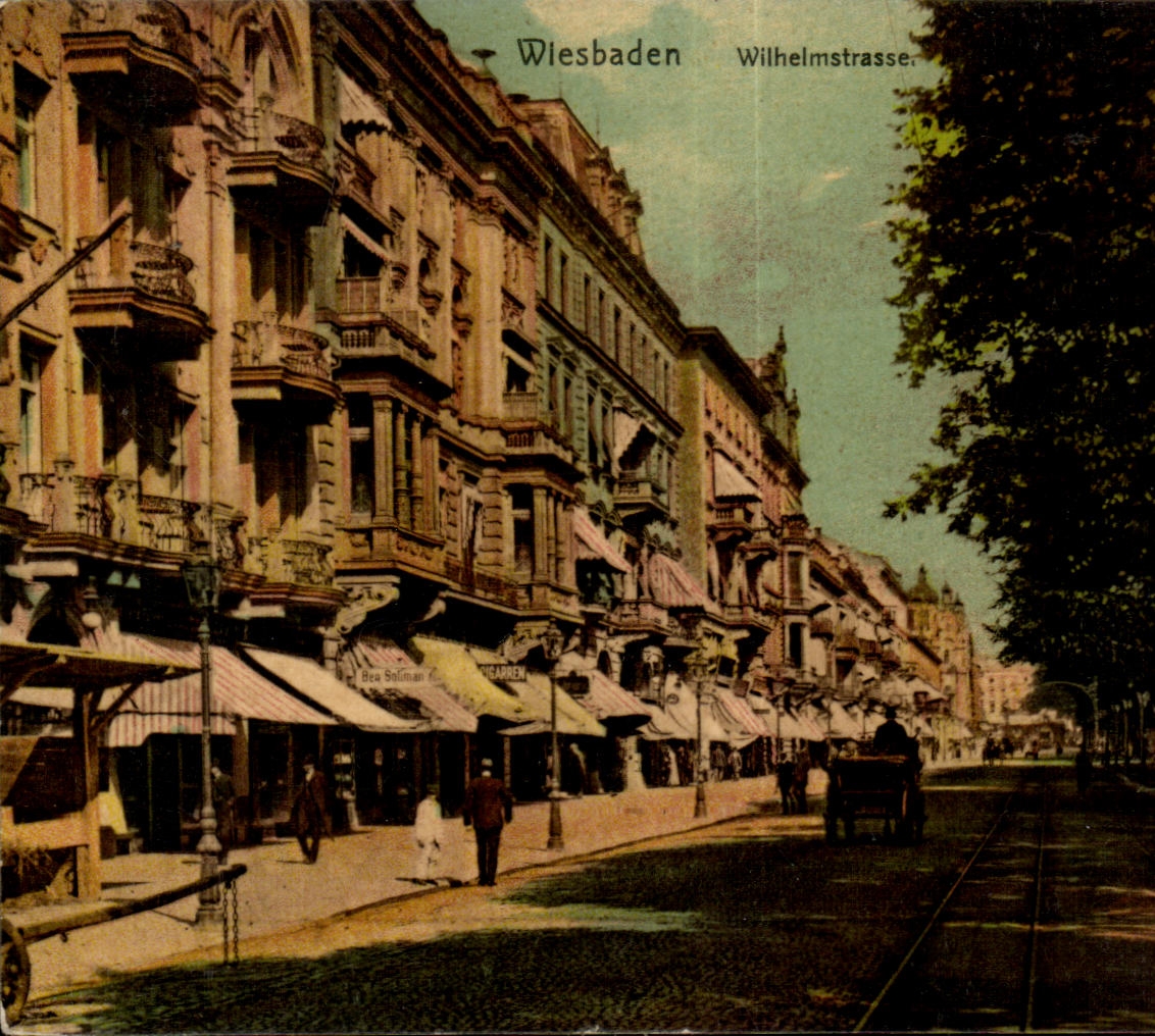 CPA Wiesbaden Wilhelmstrasse