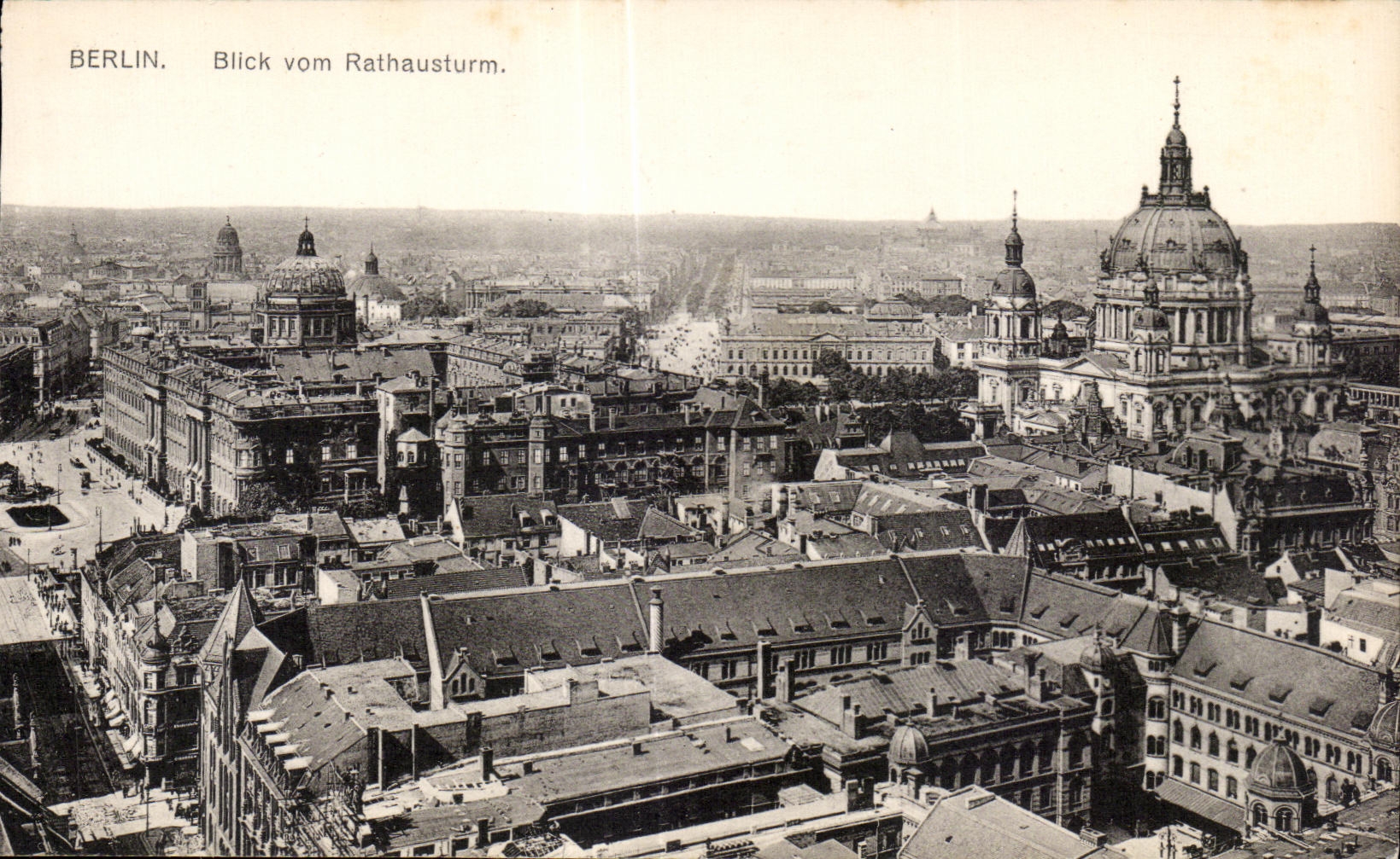 CPA Berlin Blick Vom Rathausturm