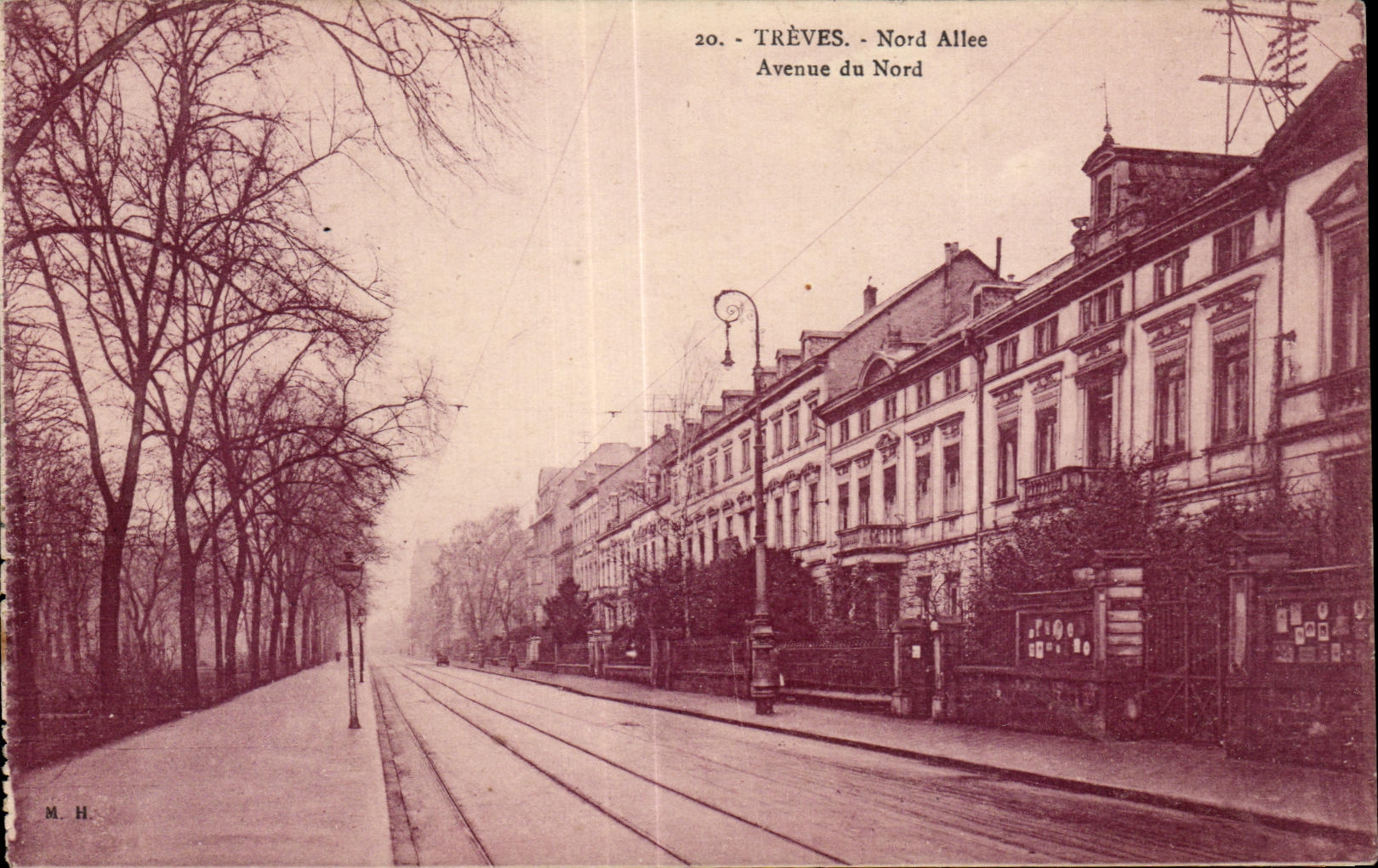 CPA Northern Trier Allee Which occurred of North
