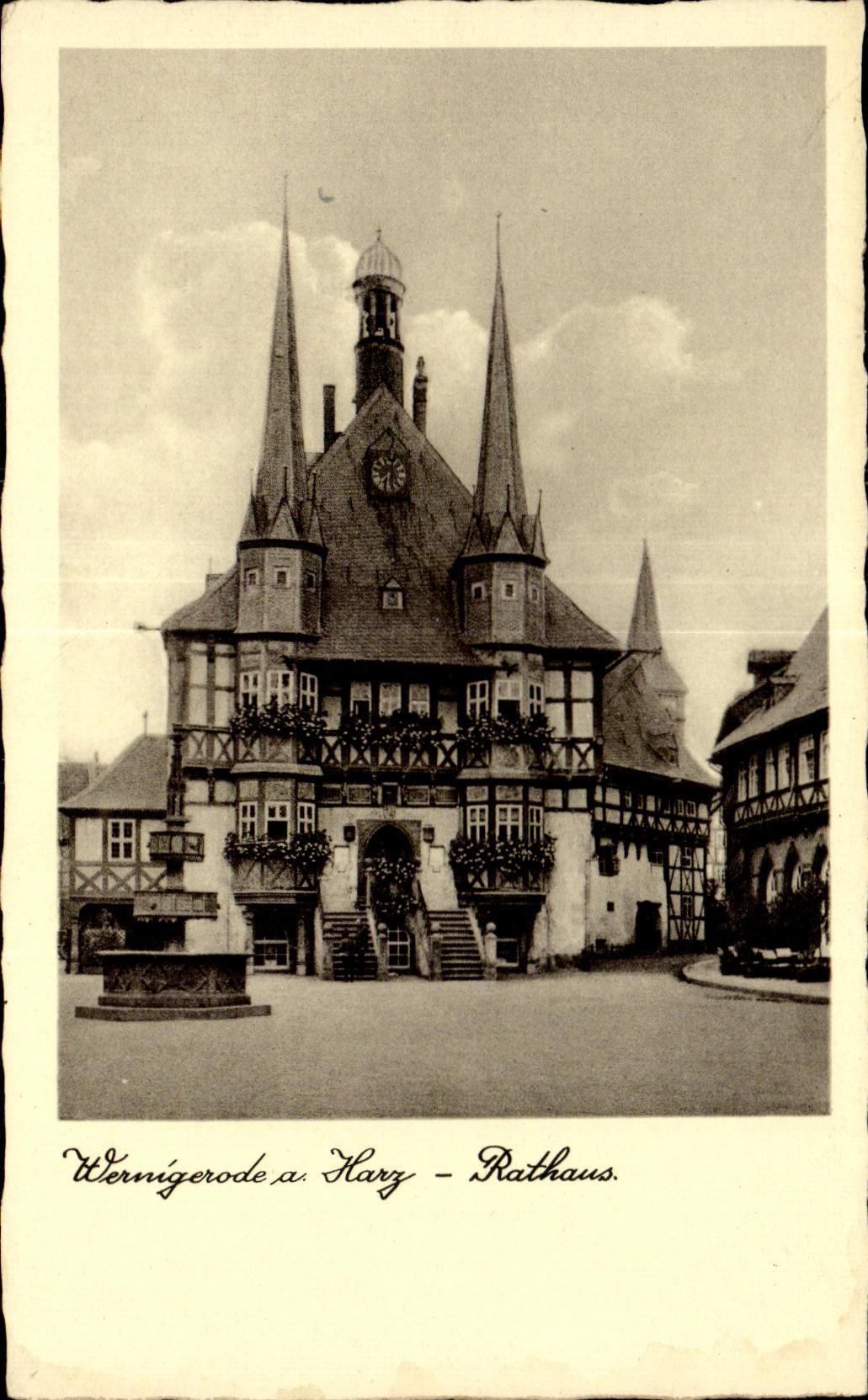 CPA Wernigerode a Harz Rathaus 