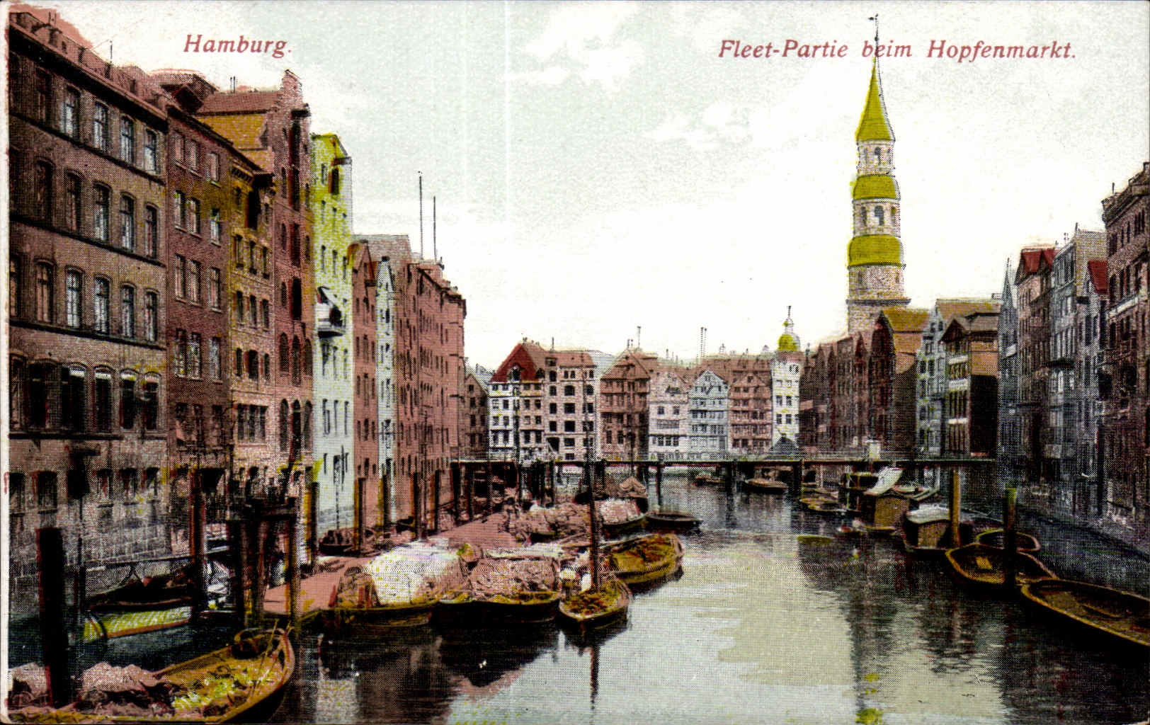 CPA Hamburg Fleet Left beim Hopfenmarkt