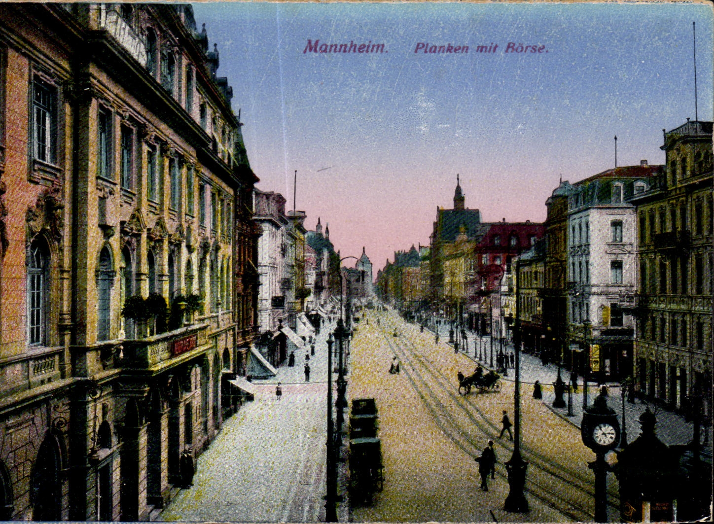 CPA Mannheim Planken mit Borse